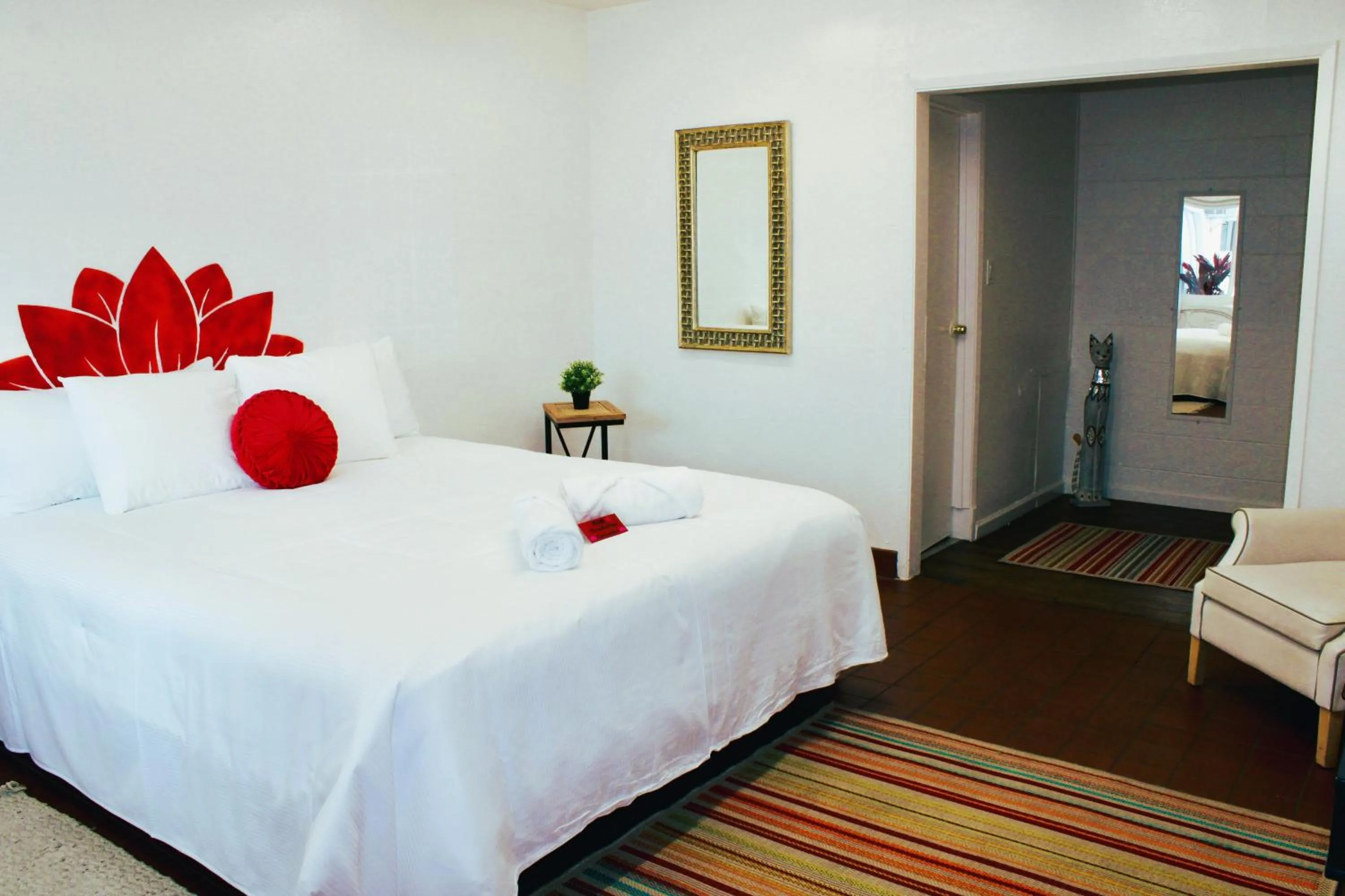 Bed in Nirvana Hotel