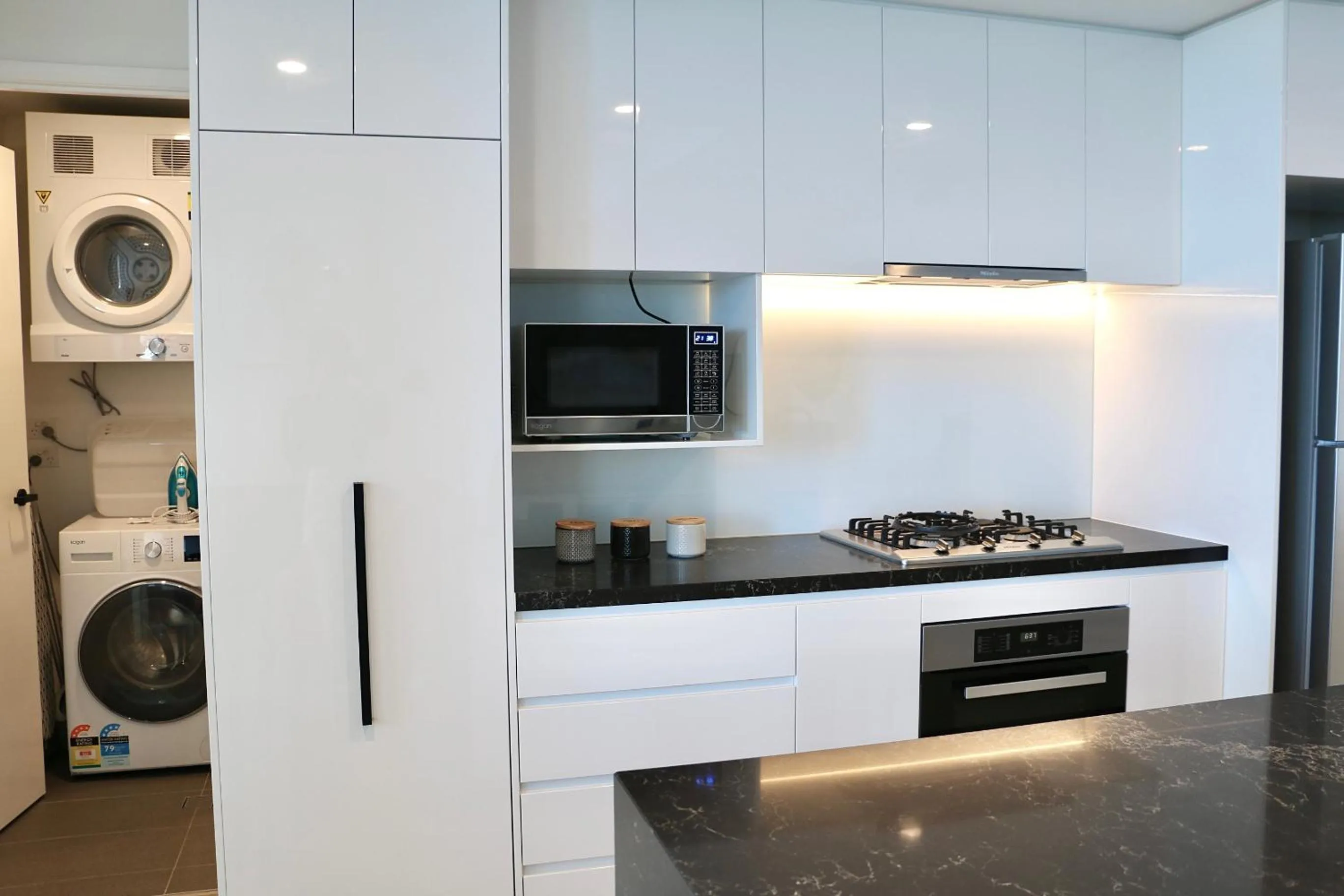 dishwasher in Kooii Apartments