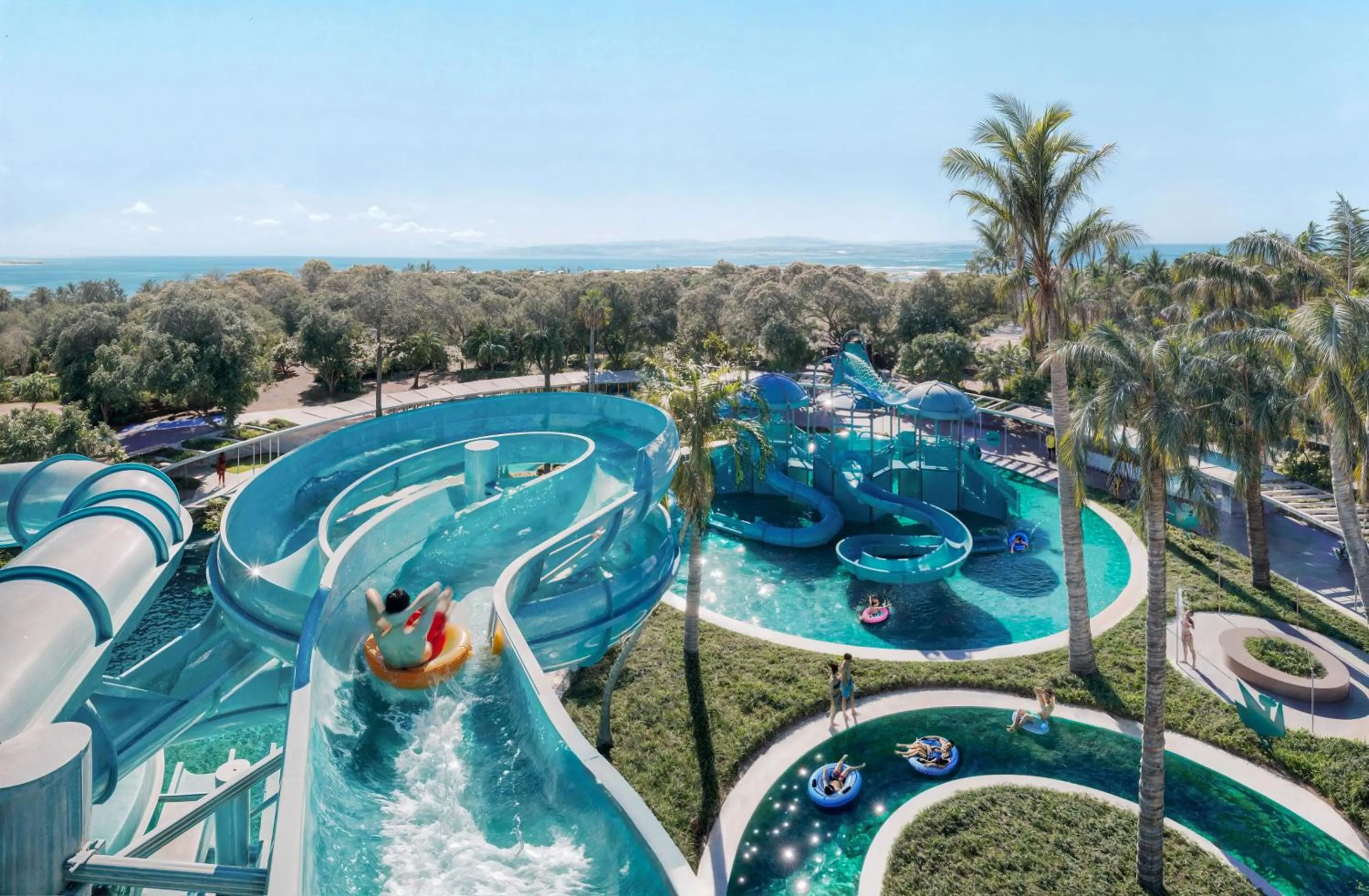 Aqua park in Aquila Rithymna Beach