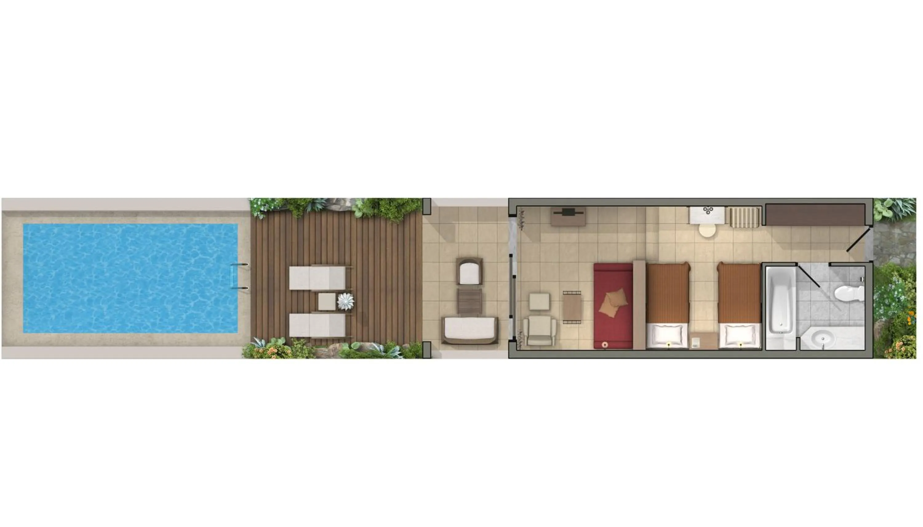 Floor plan in Aquila Rithymna Beach