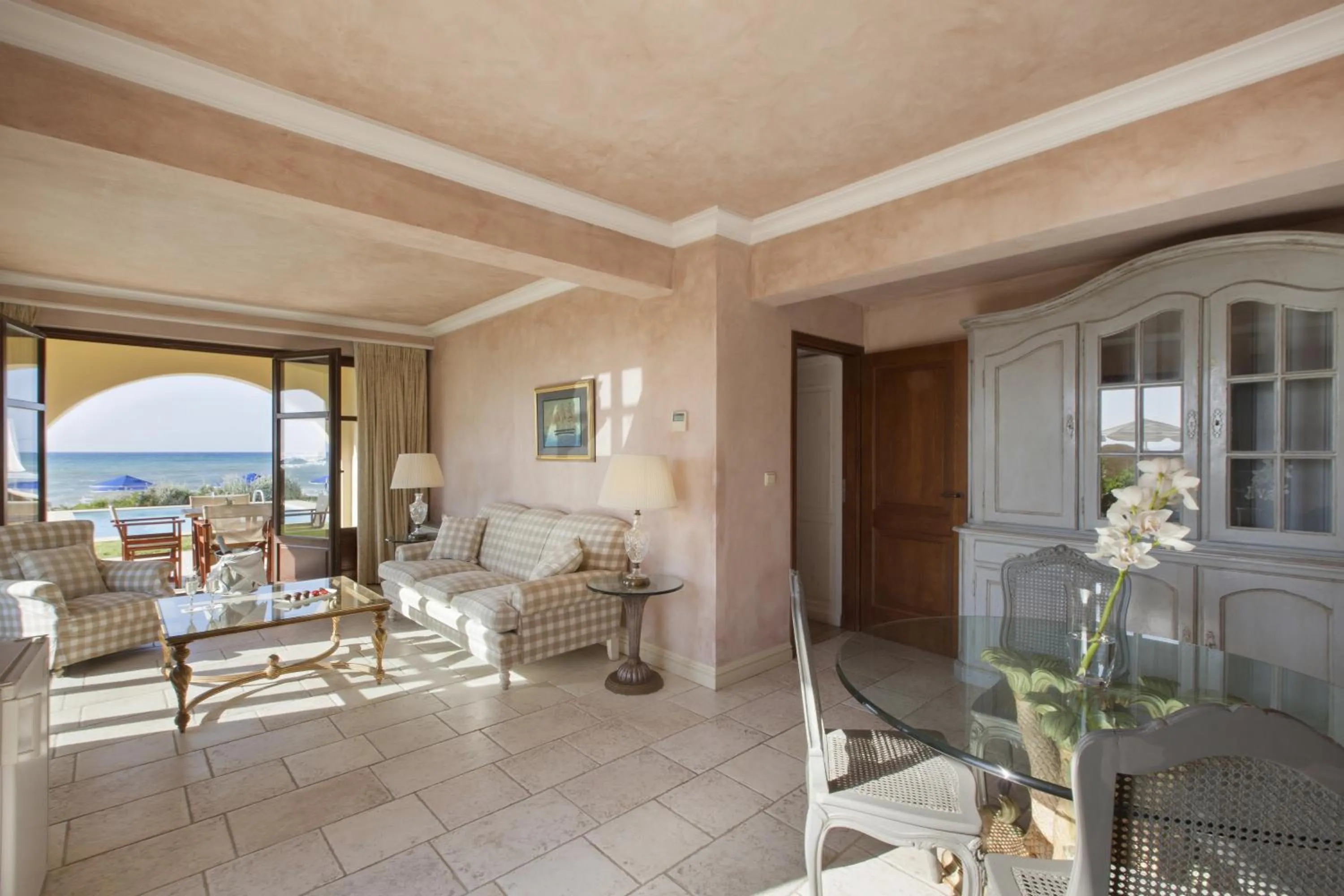 Living room in Aquila Rithymna Beach