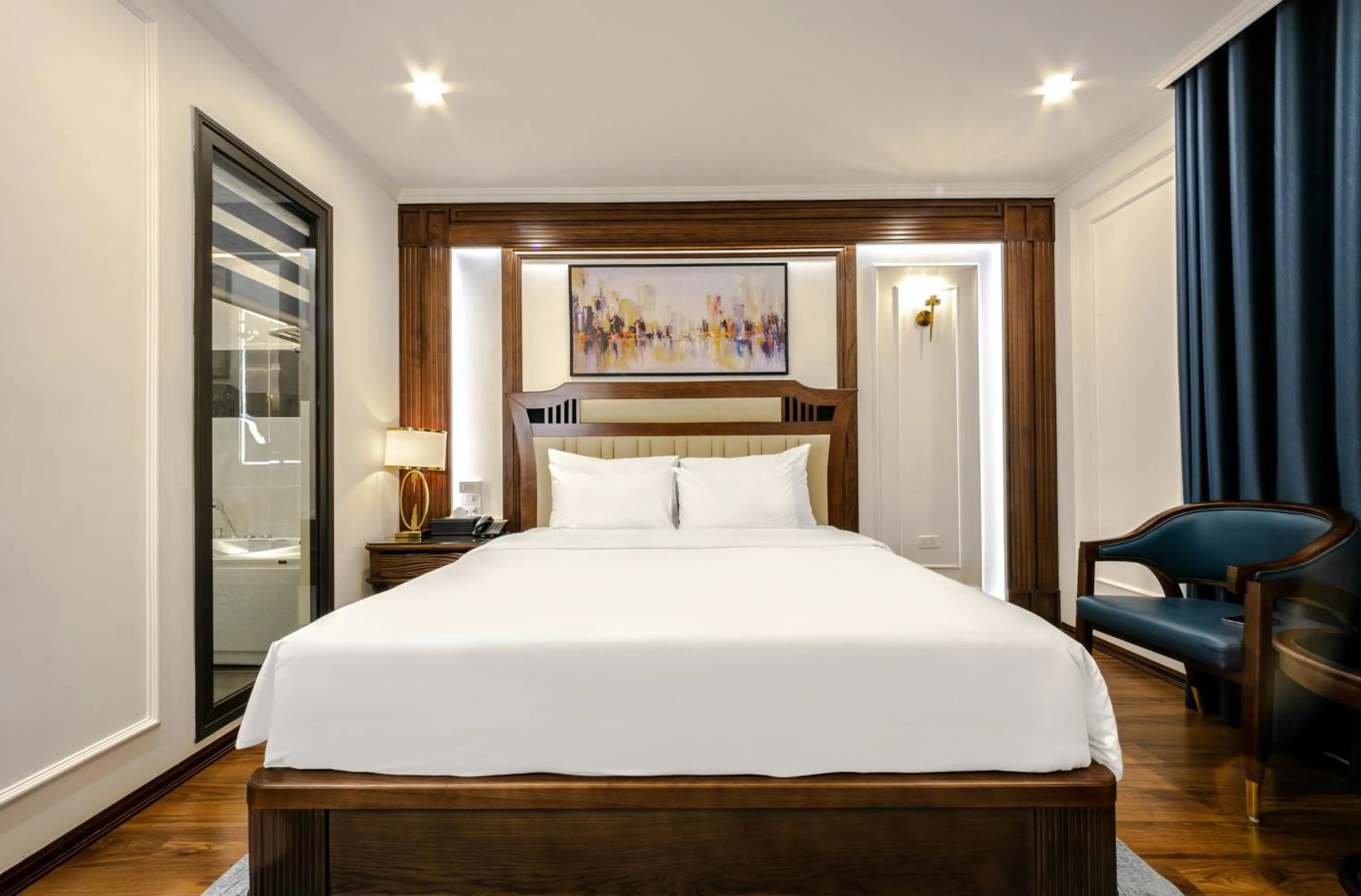 Bed in A25 Hotel - 16 Miếu Đầm