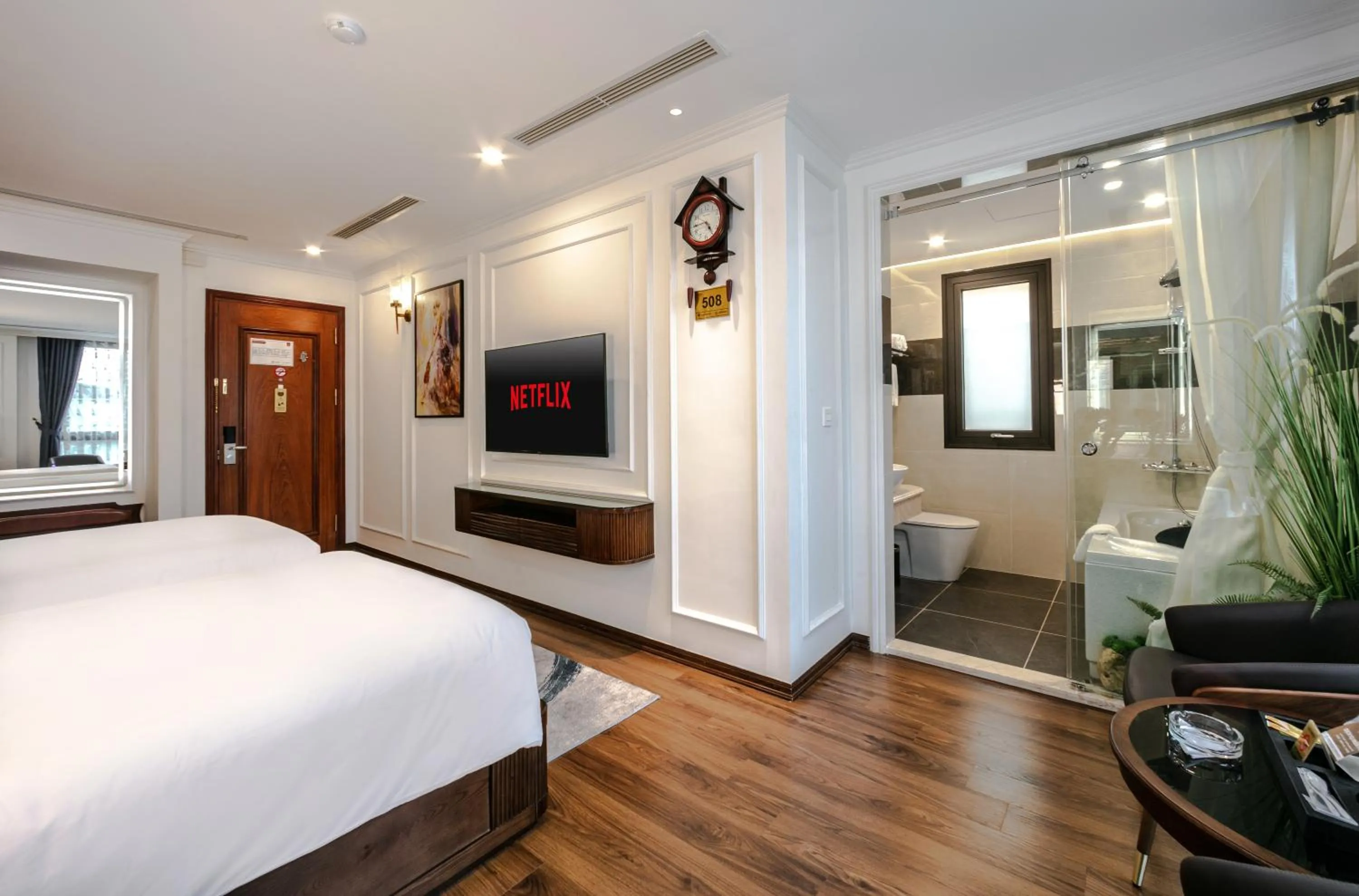 Communal lounge/ TV room, Bed in A25 Hotel - 16 Miếu Đầm