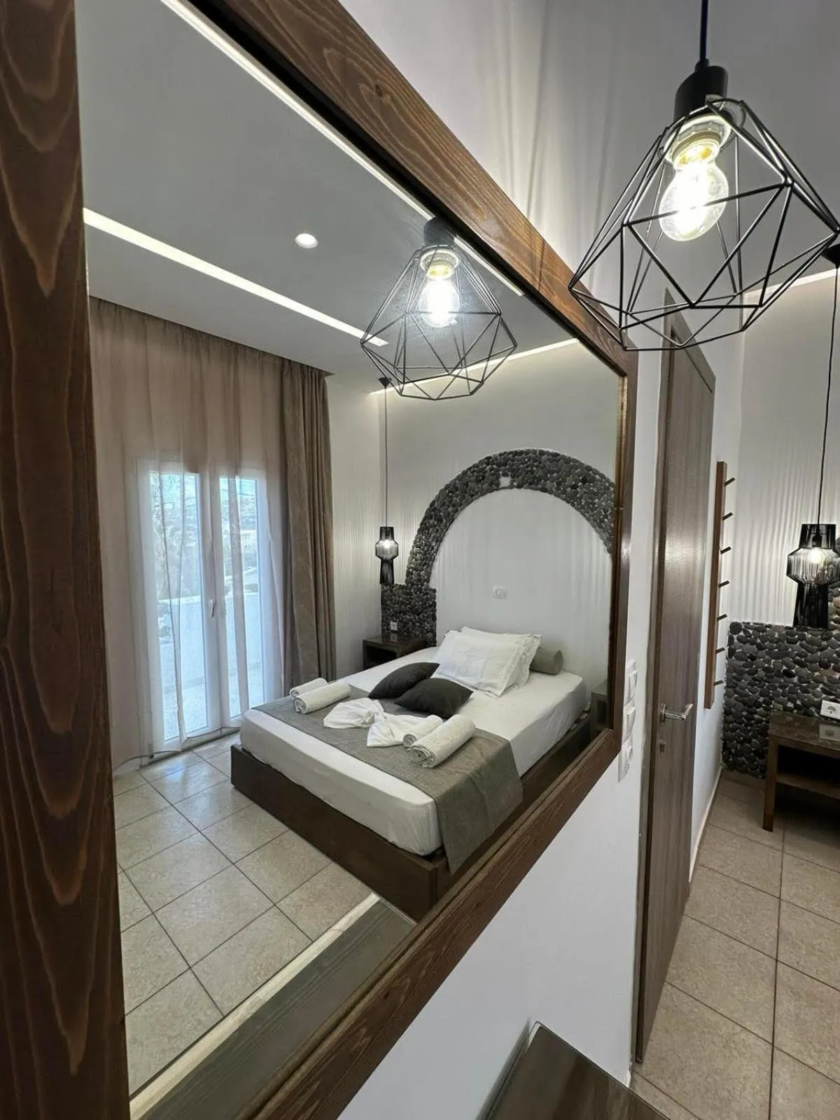 Bed in Villa Livadaros