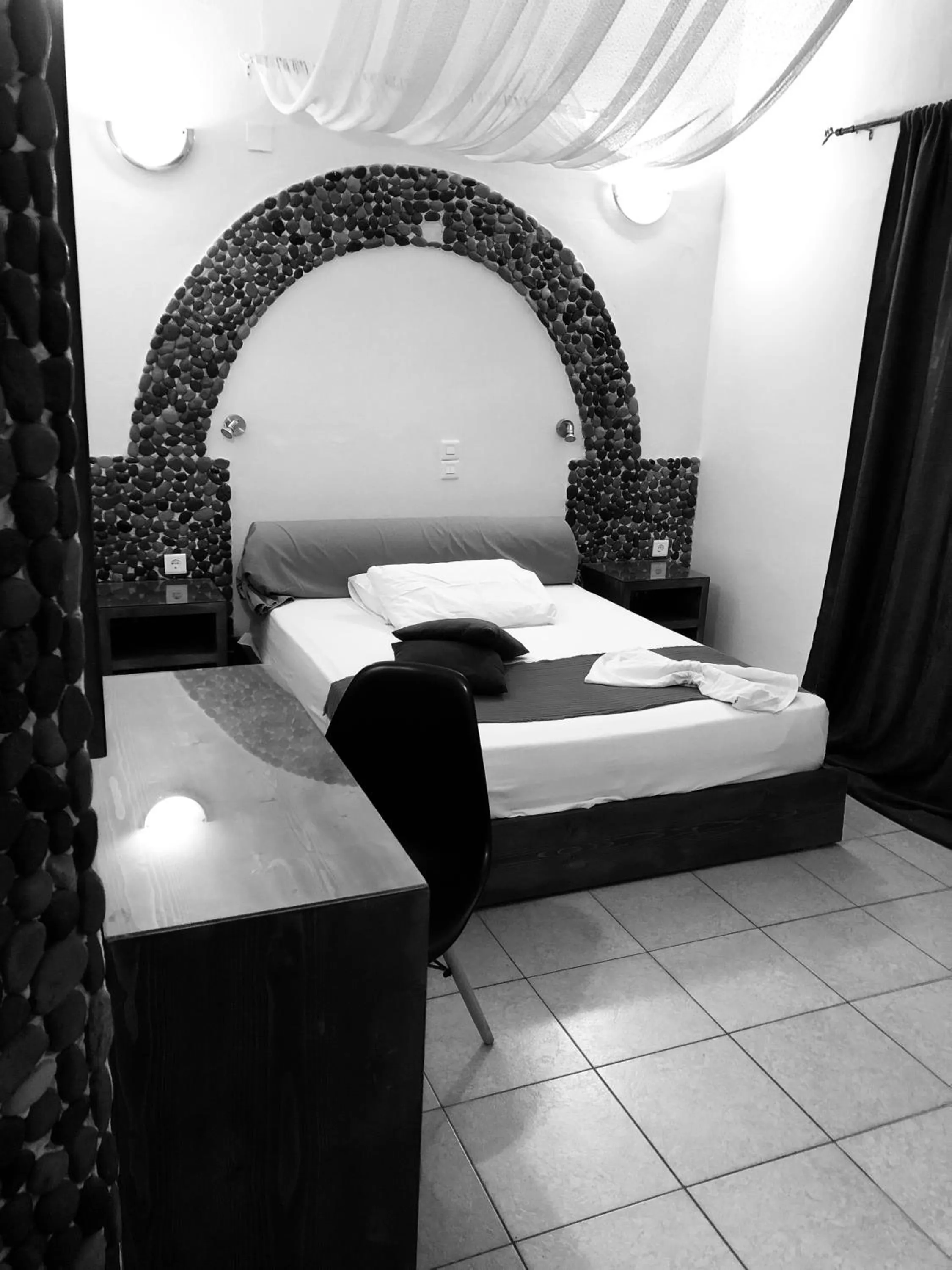 Bed in Villa Livadaros