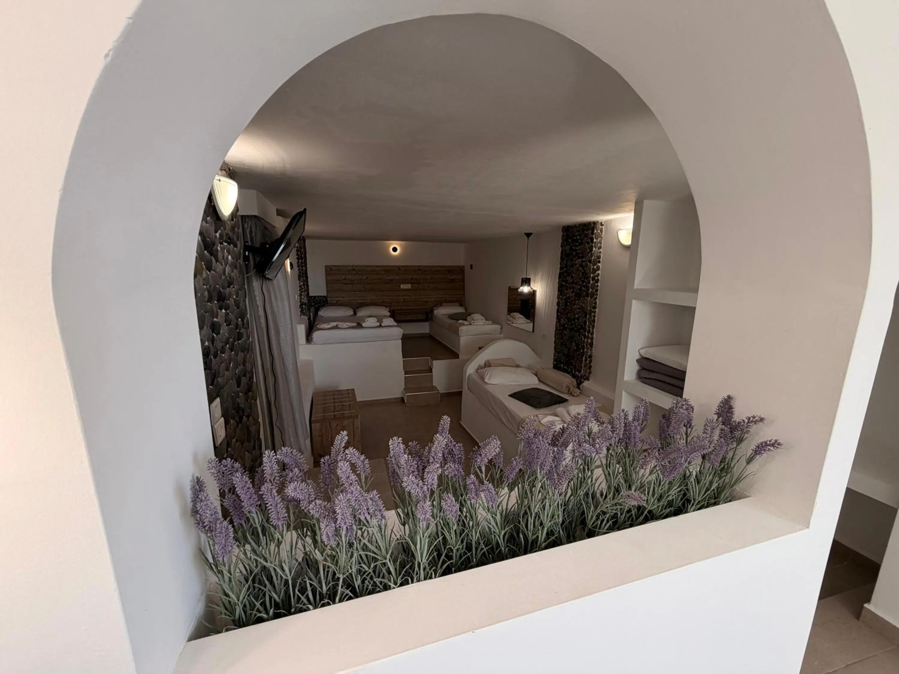 Bed in Villa Livadaros