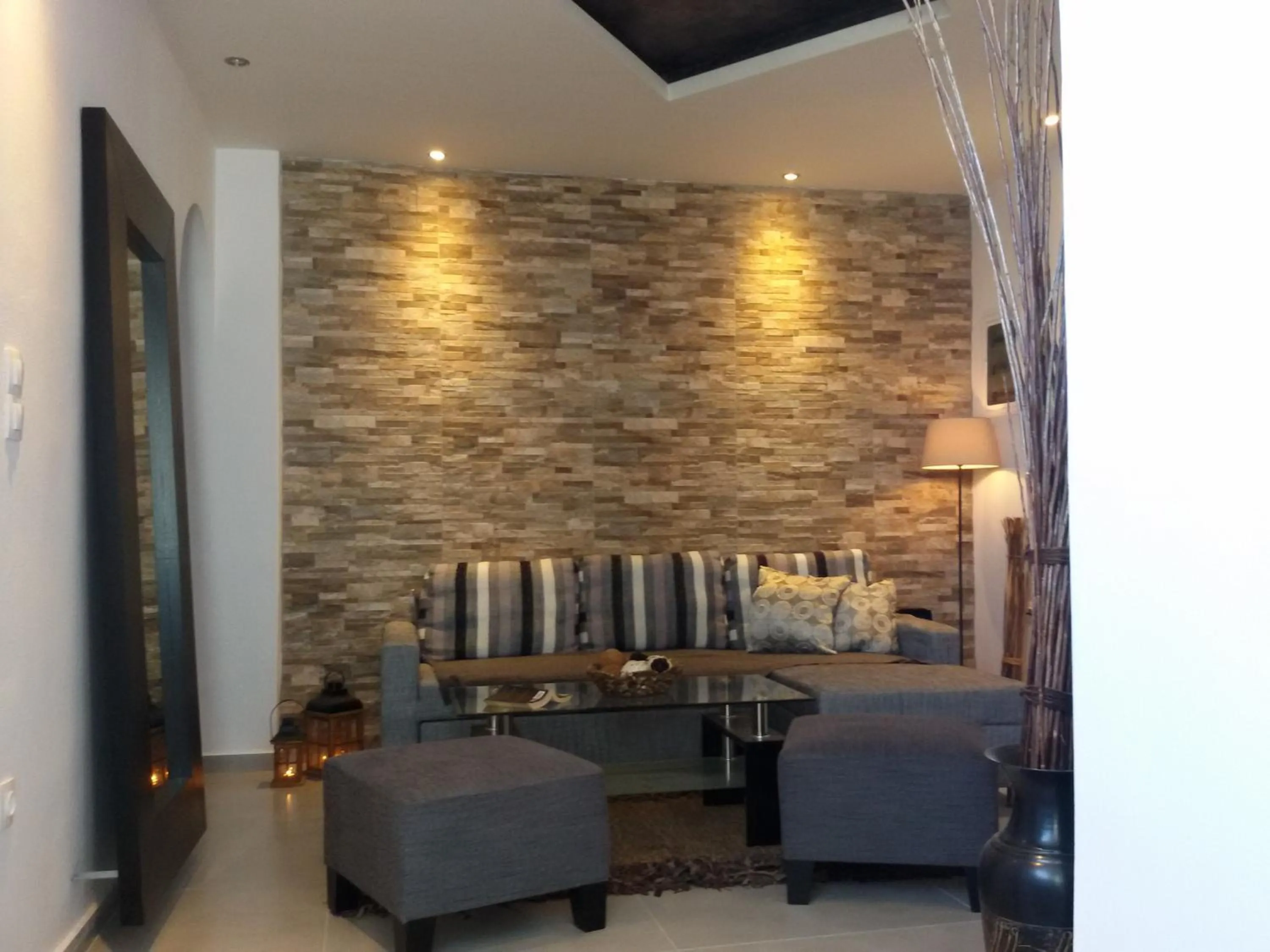 Living room in Villa Livadaros