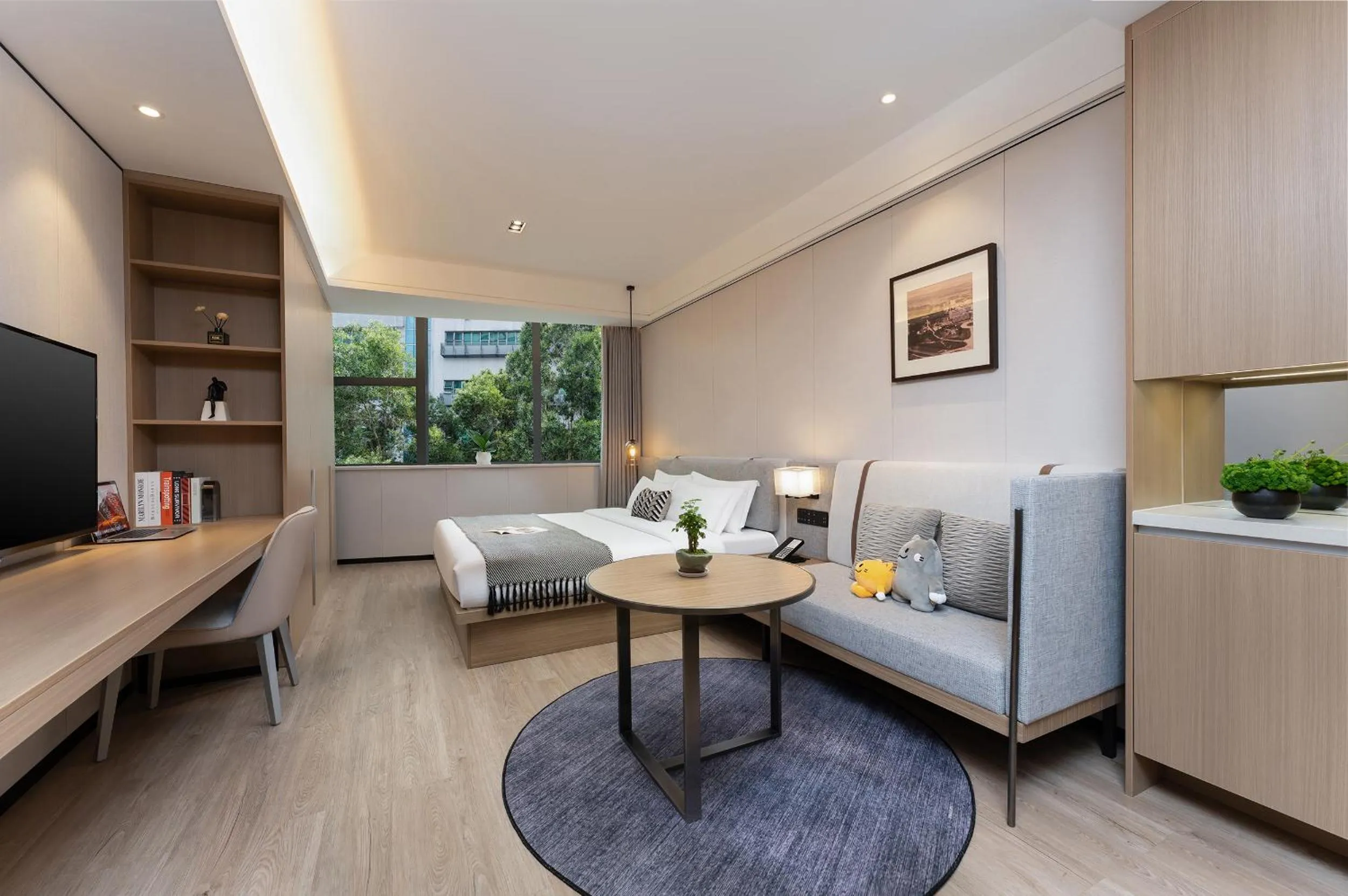 Living room in CM Serviced Apartment Shenzhen Dongmen