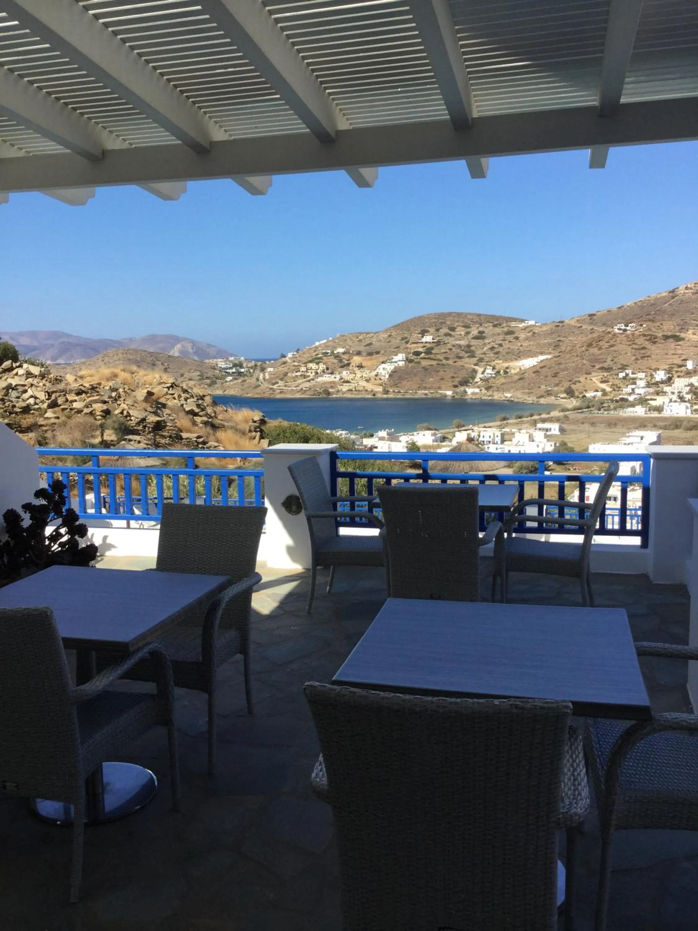 Patio in Rita's Place Hotel