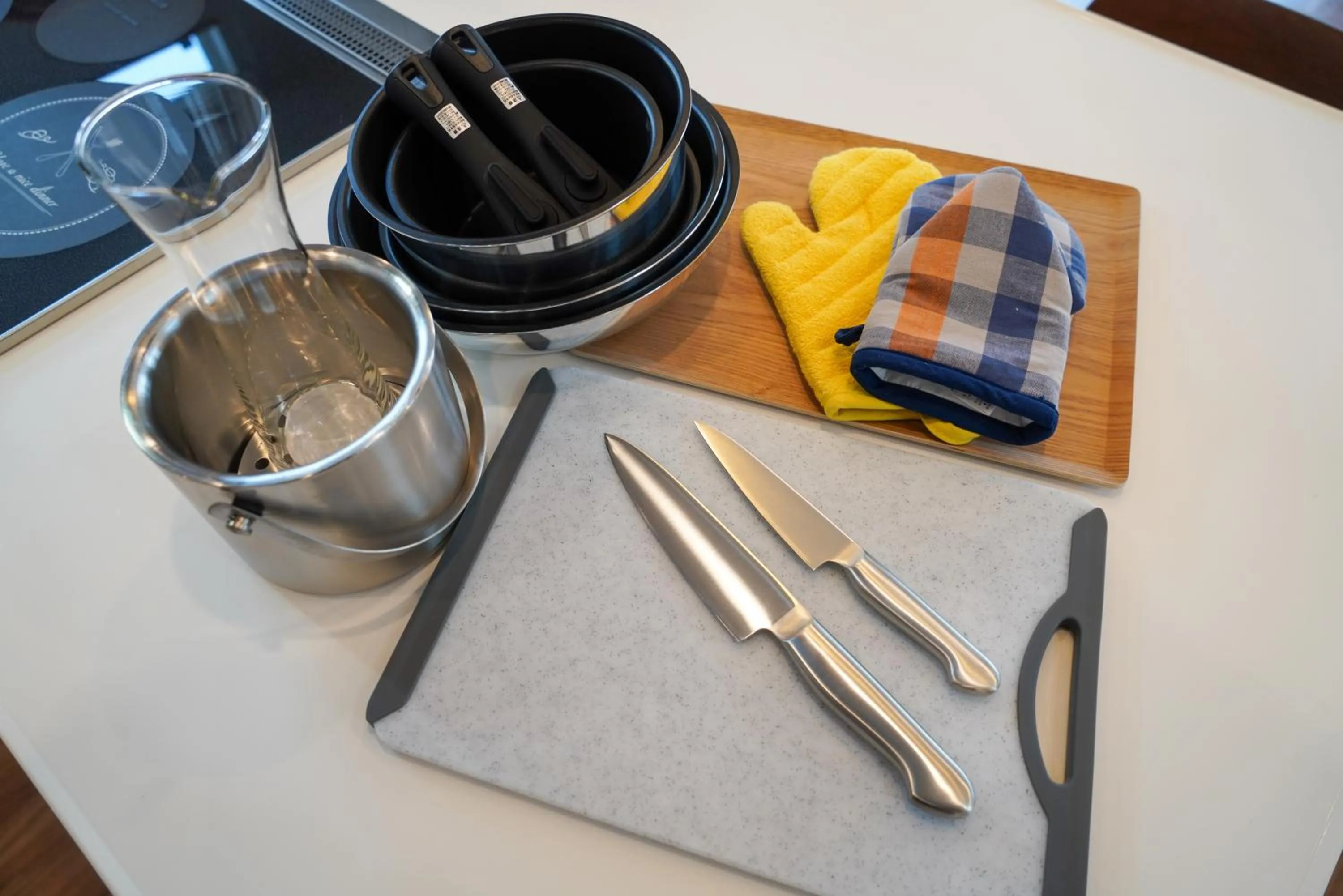 Kitchen or kitchenette in Hakodate MOTOMACHI guesthouse