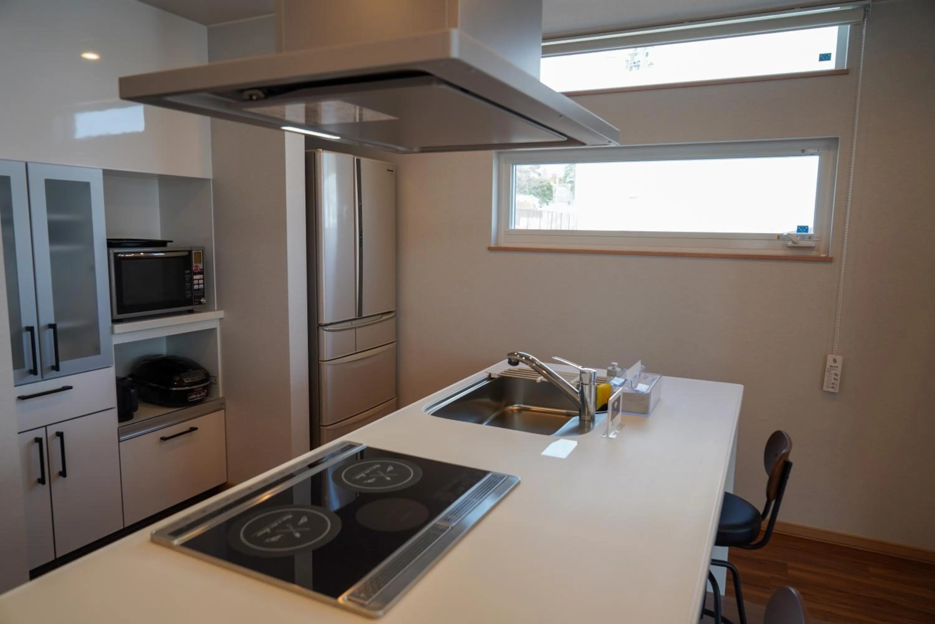 Kitchen or kitchenette in Hakodate MOTOMACHI guesthouse