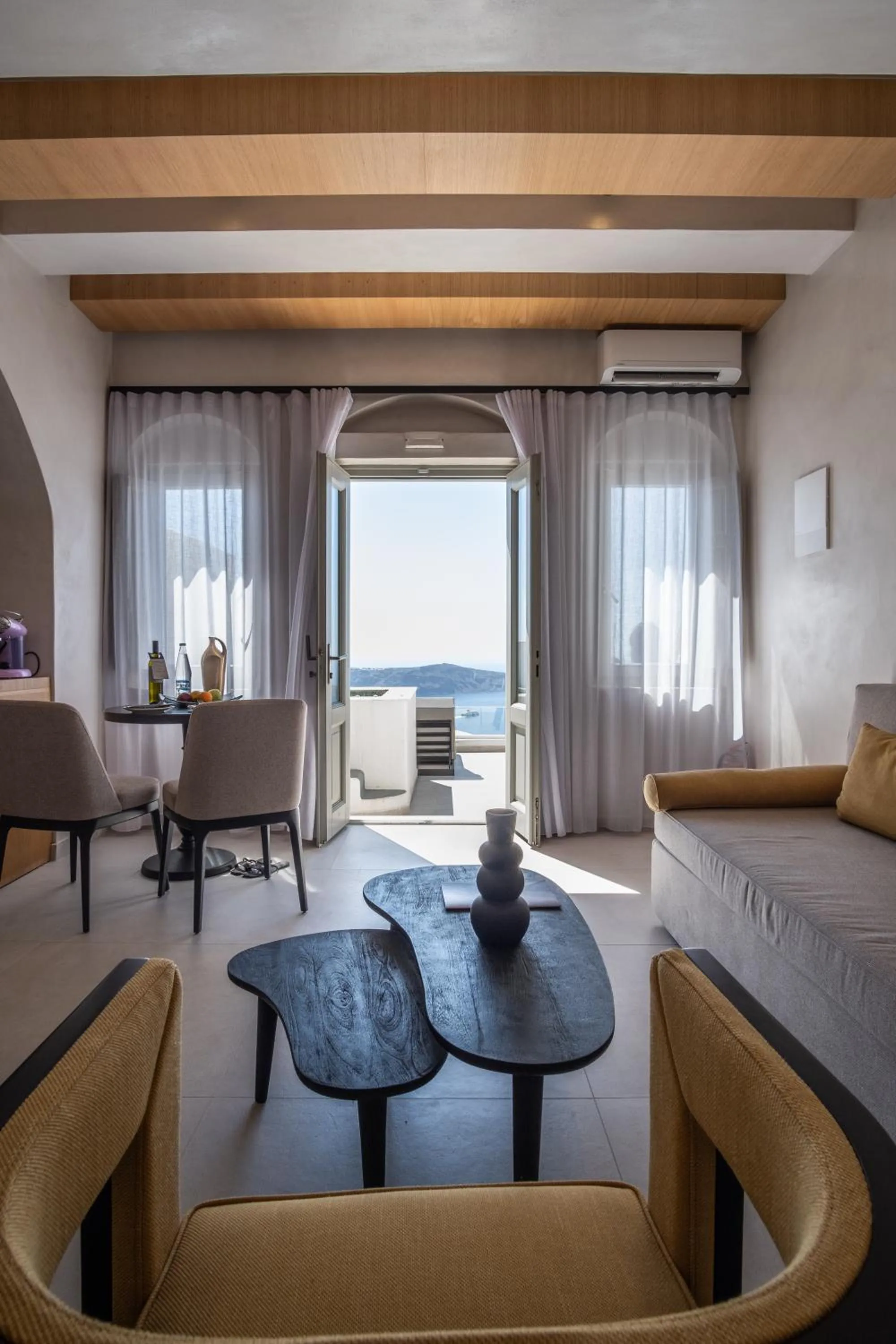 Living room, Bed in Andromeda Villas & Spa Resort