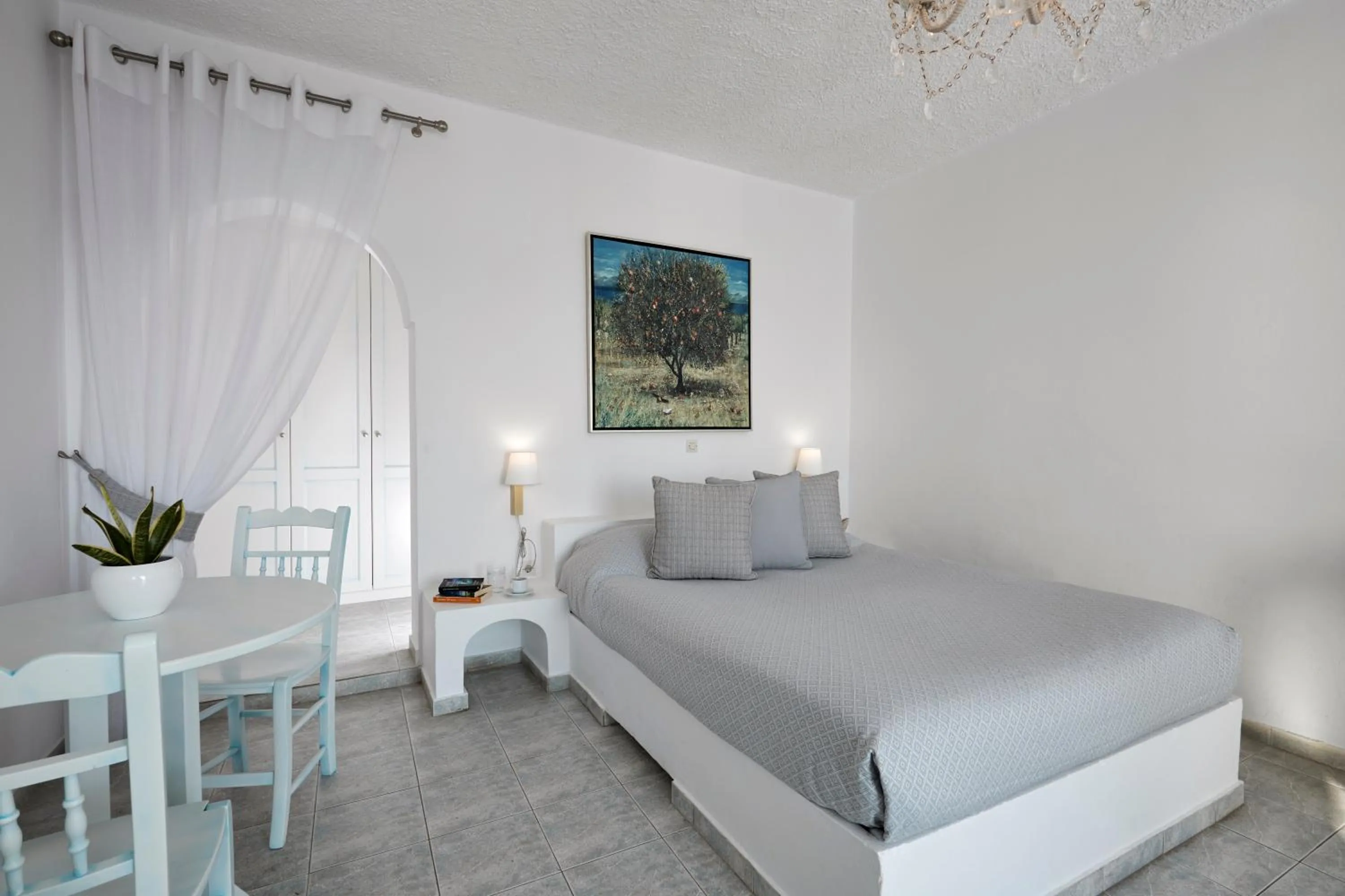 Bed in Andromeda Villas & Spa Resort