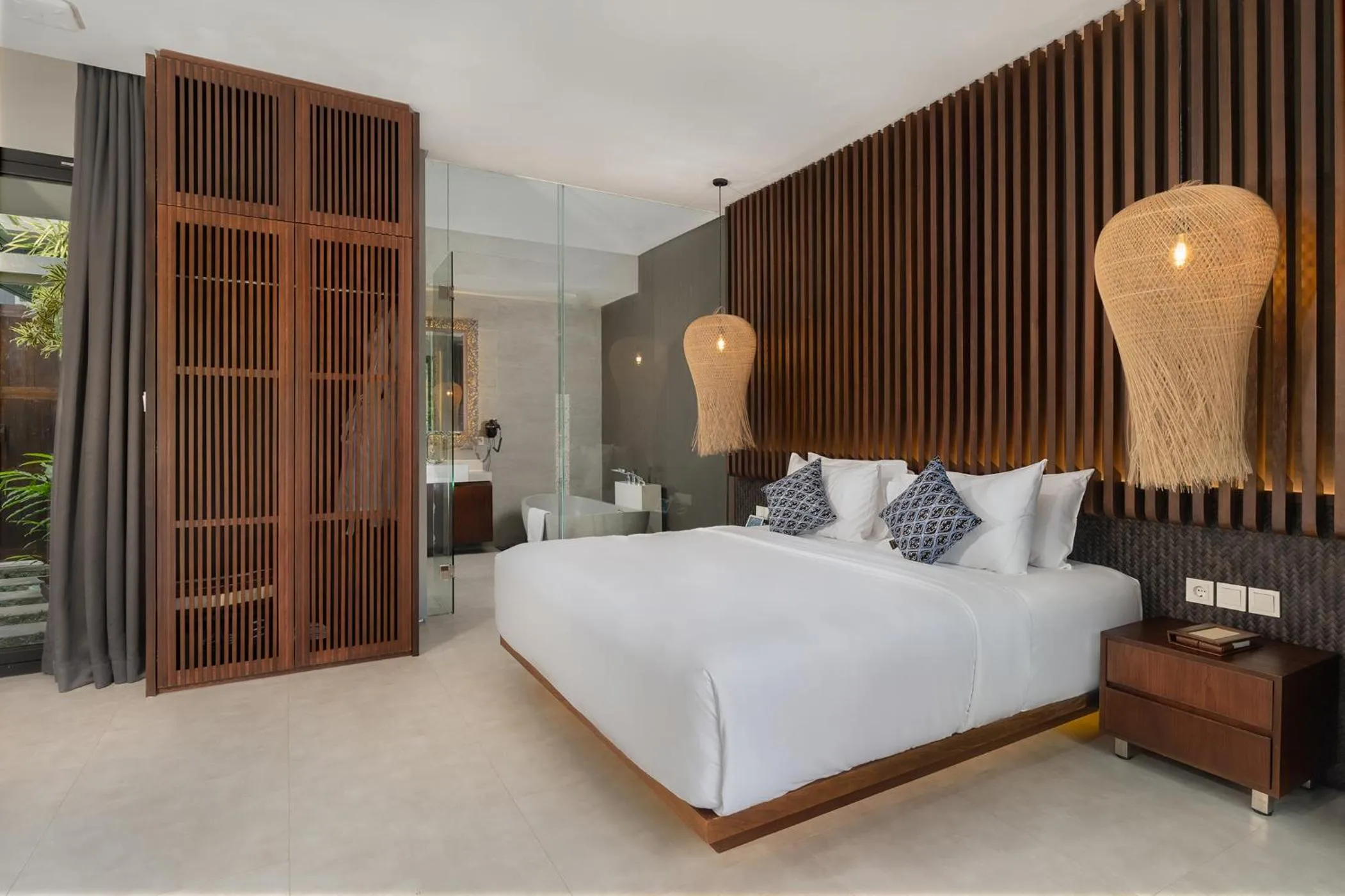 Bed in The Ning Resort Ubud