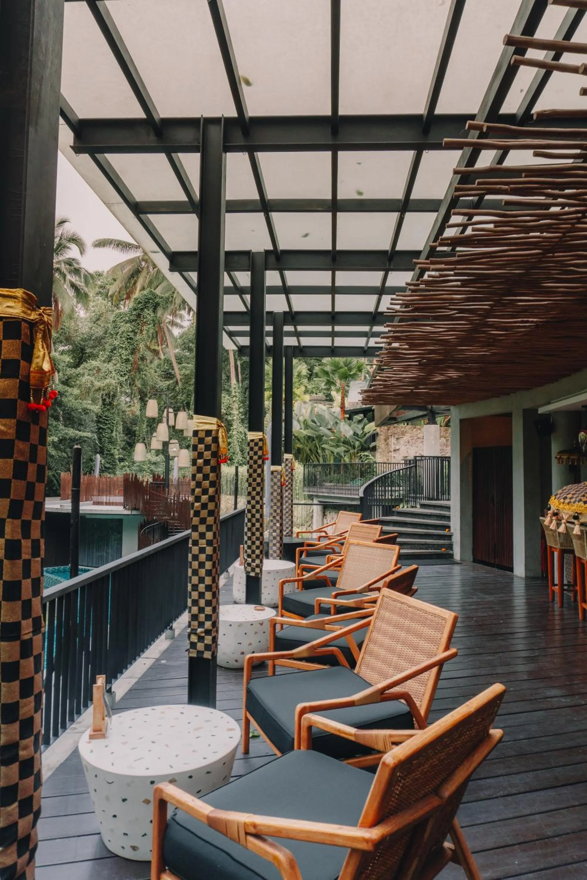 Lounge or bar in The Ning Resort Ubud