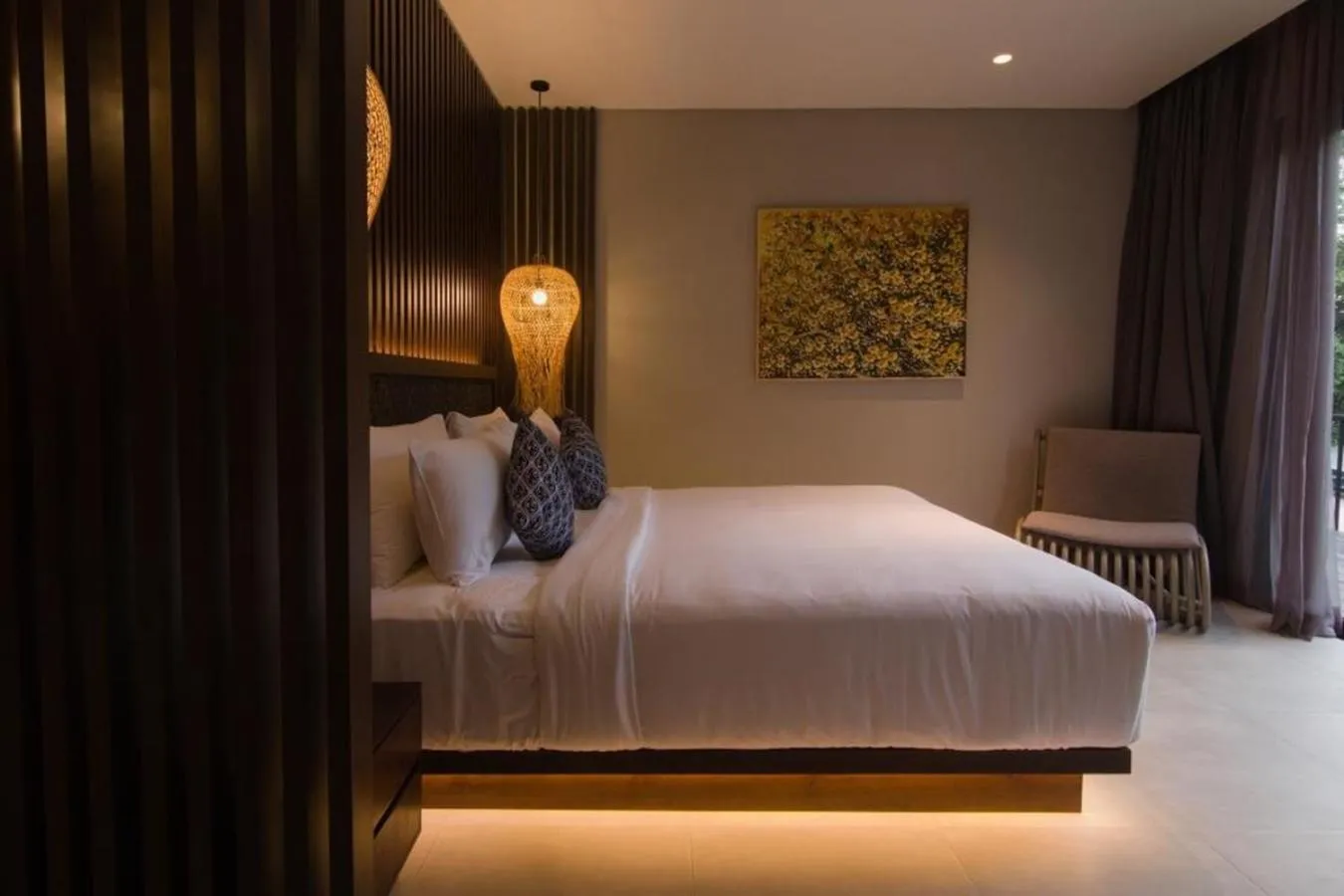 Bed in The Ning Resort Ubud