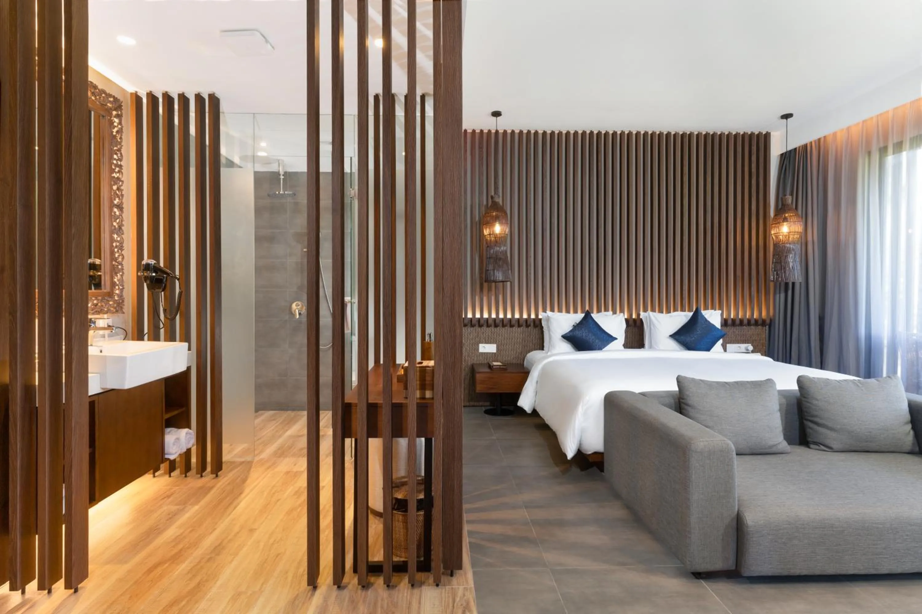 Bed in The Ning Resort Ubud