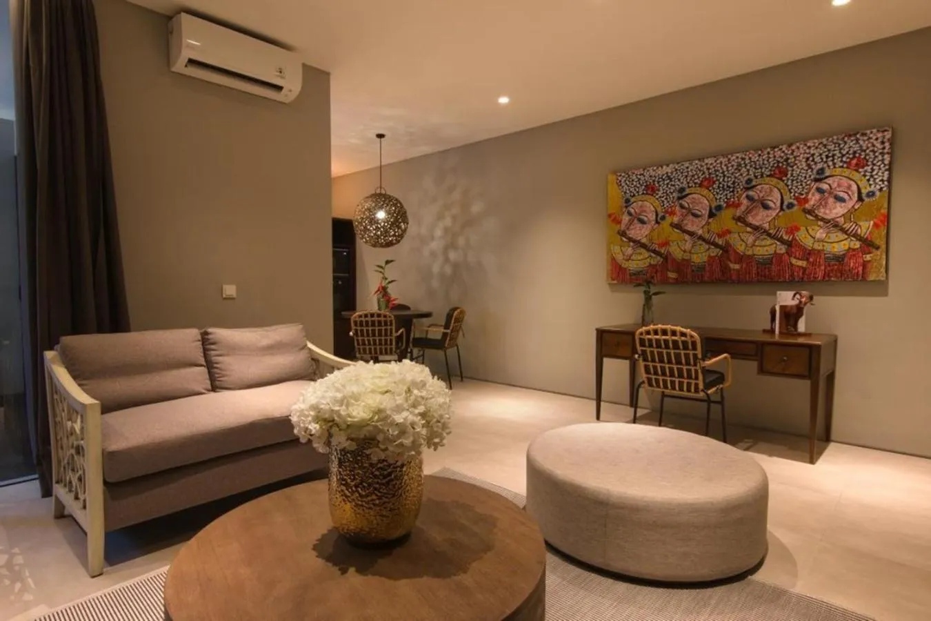 Living room in The Ning Resort Ubud