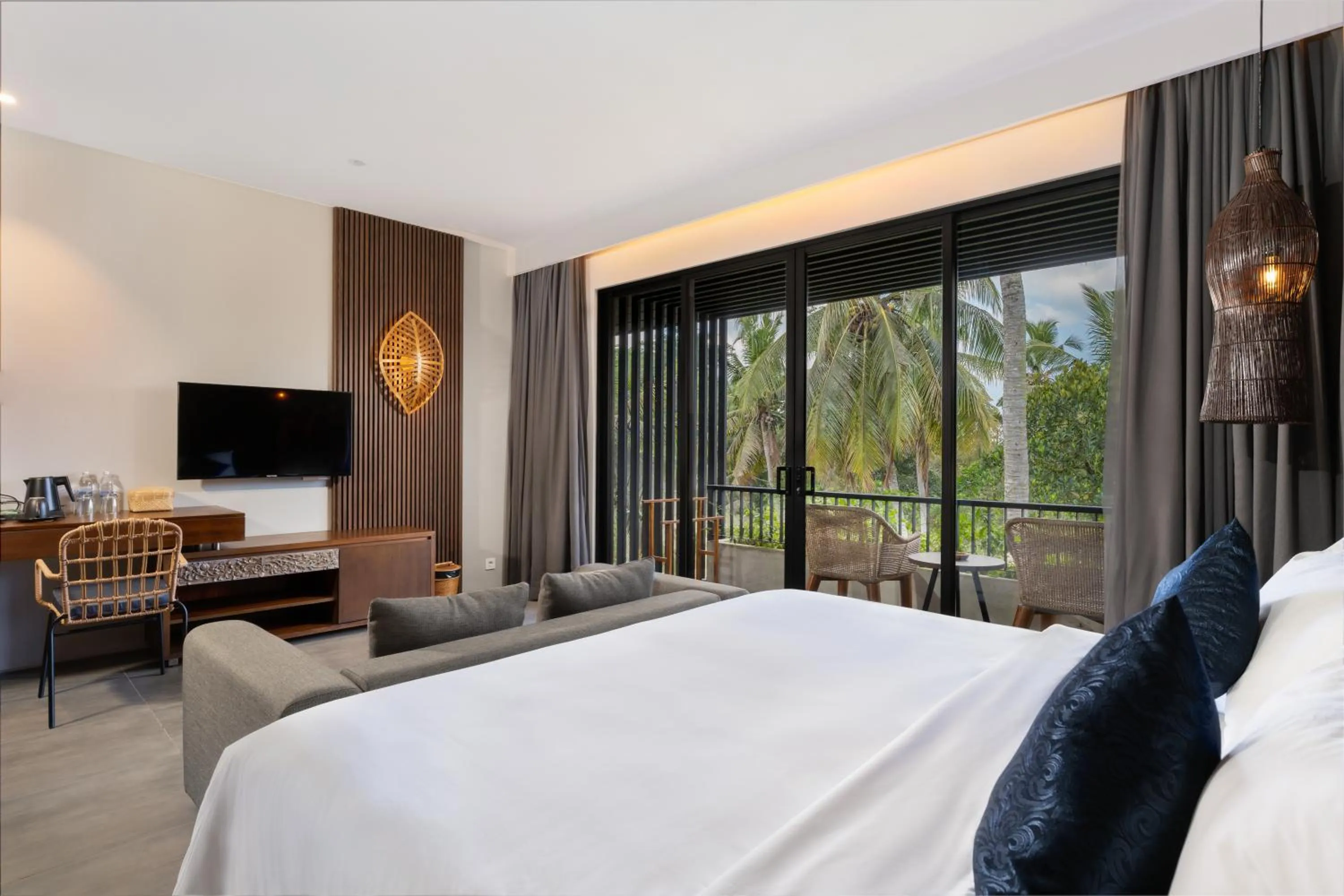 Bed in The Ning Resort Ubud