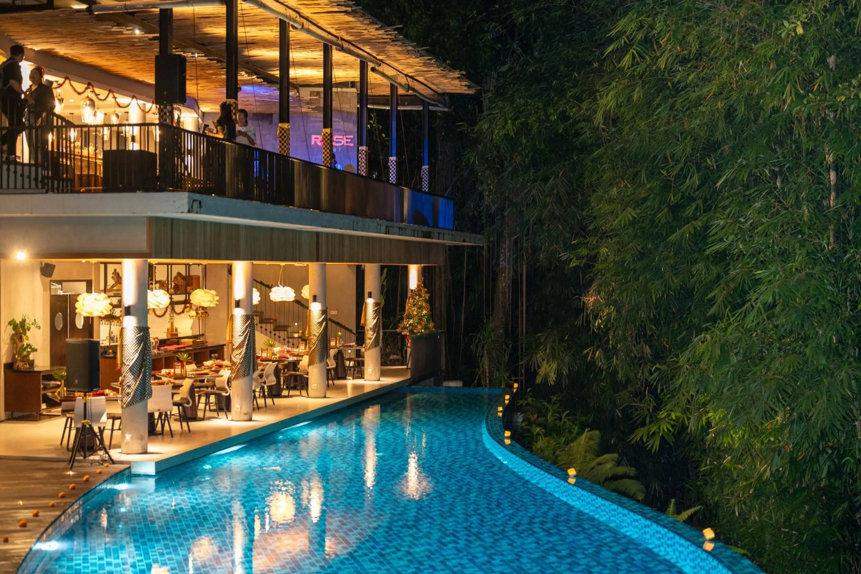 Lounge or bar in The Ning Resort Ubud