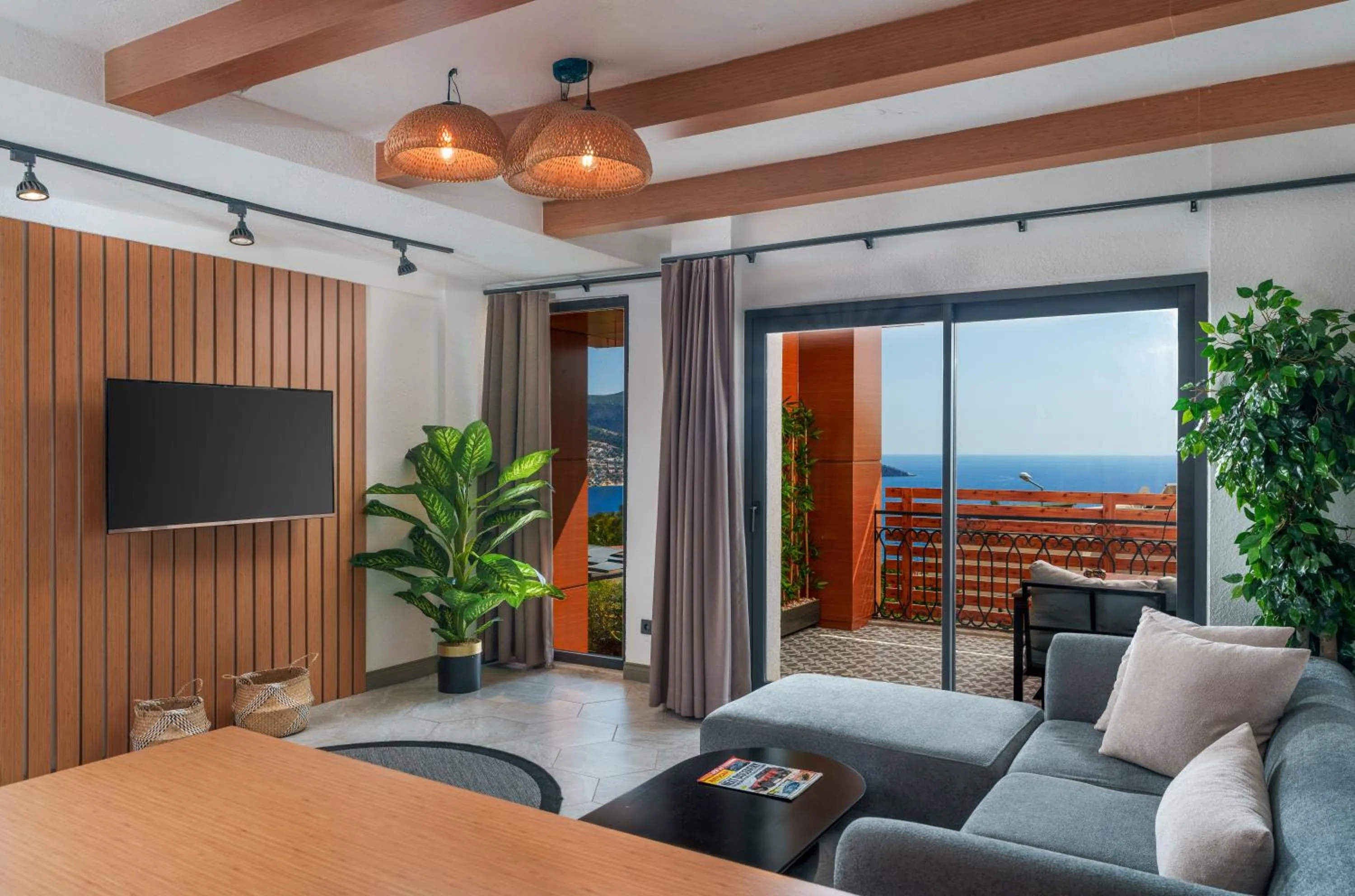 Living room in Lupia Suites