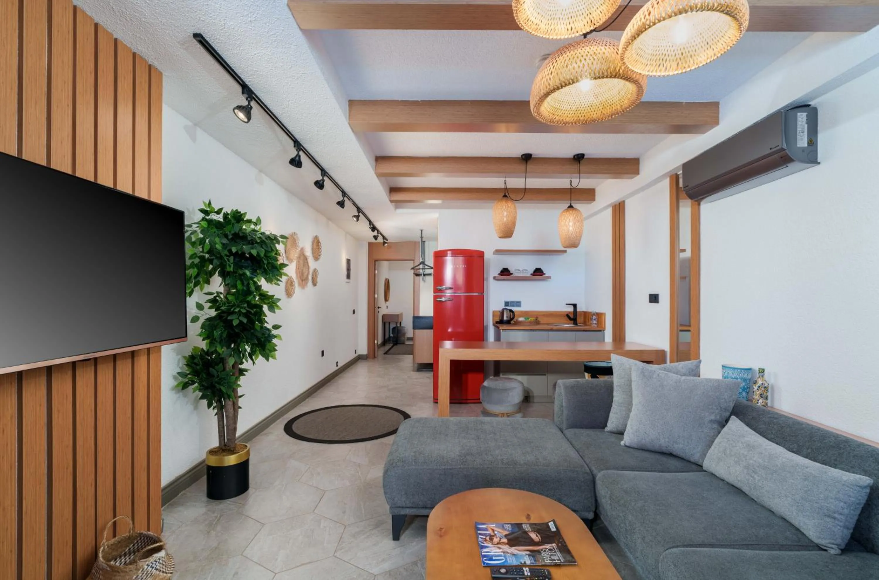 Living room in Lupia Suites