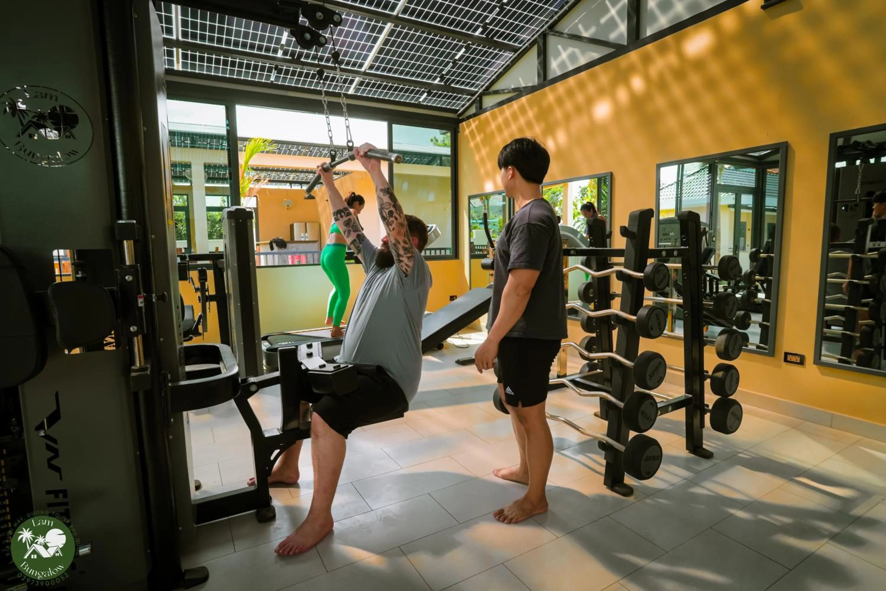 Fitness centre/facilities in LAM BUNGALOW Resort & Spa