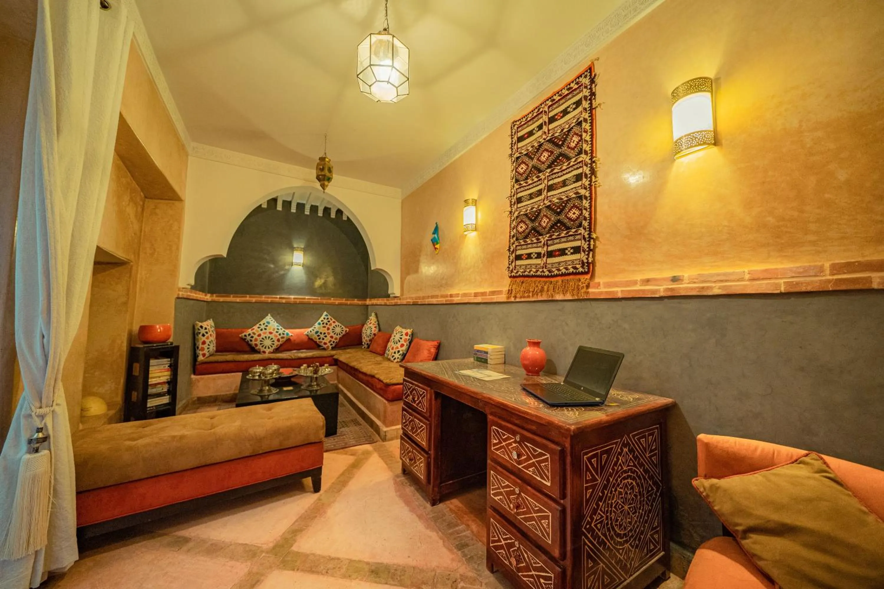 Living room in Riad Azawan
