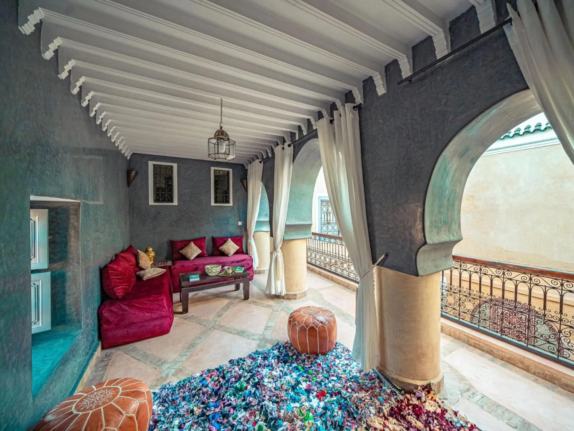 Living room in Riad Azawan