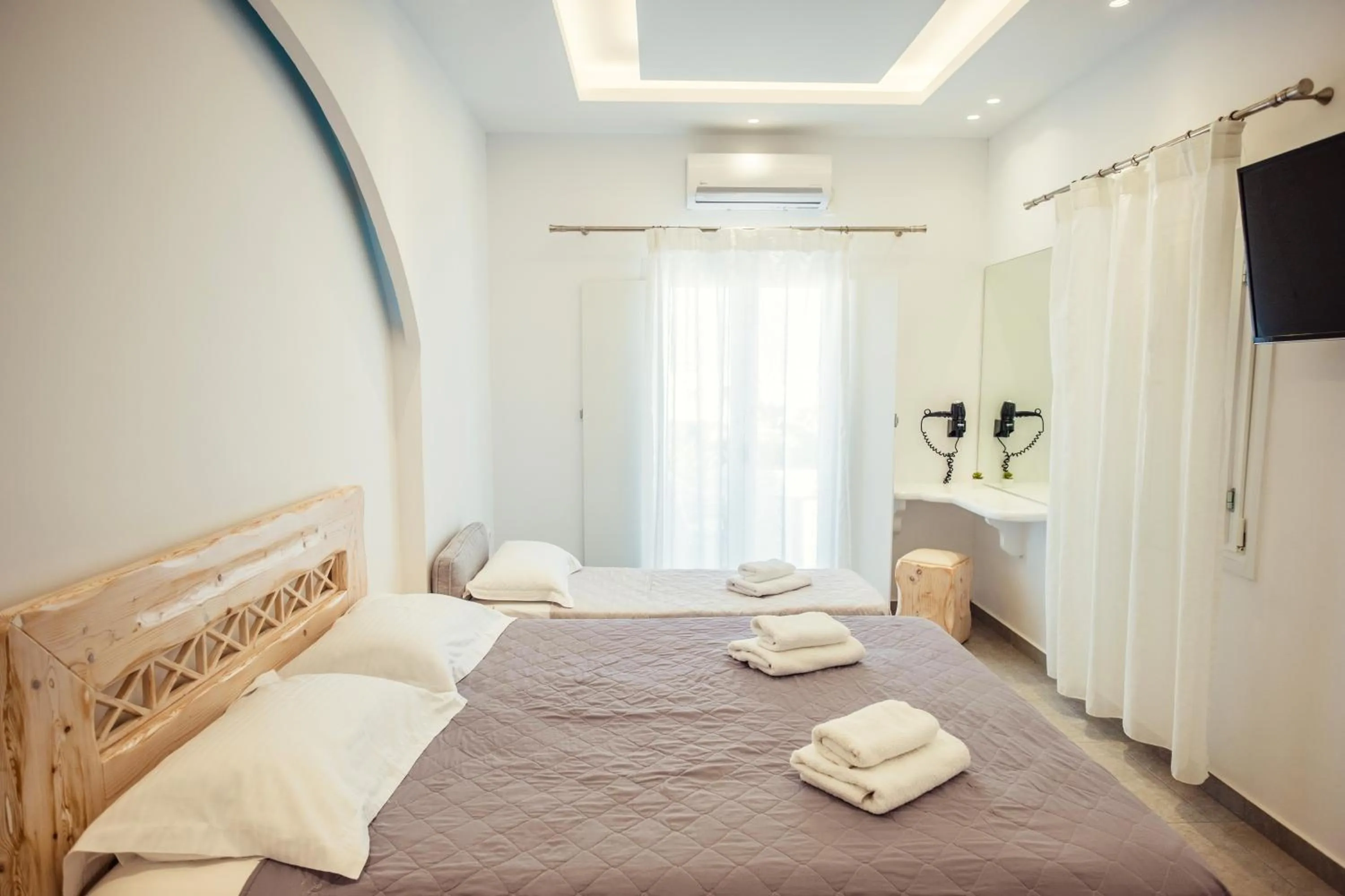 Bedroom in Cyclades Hotel