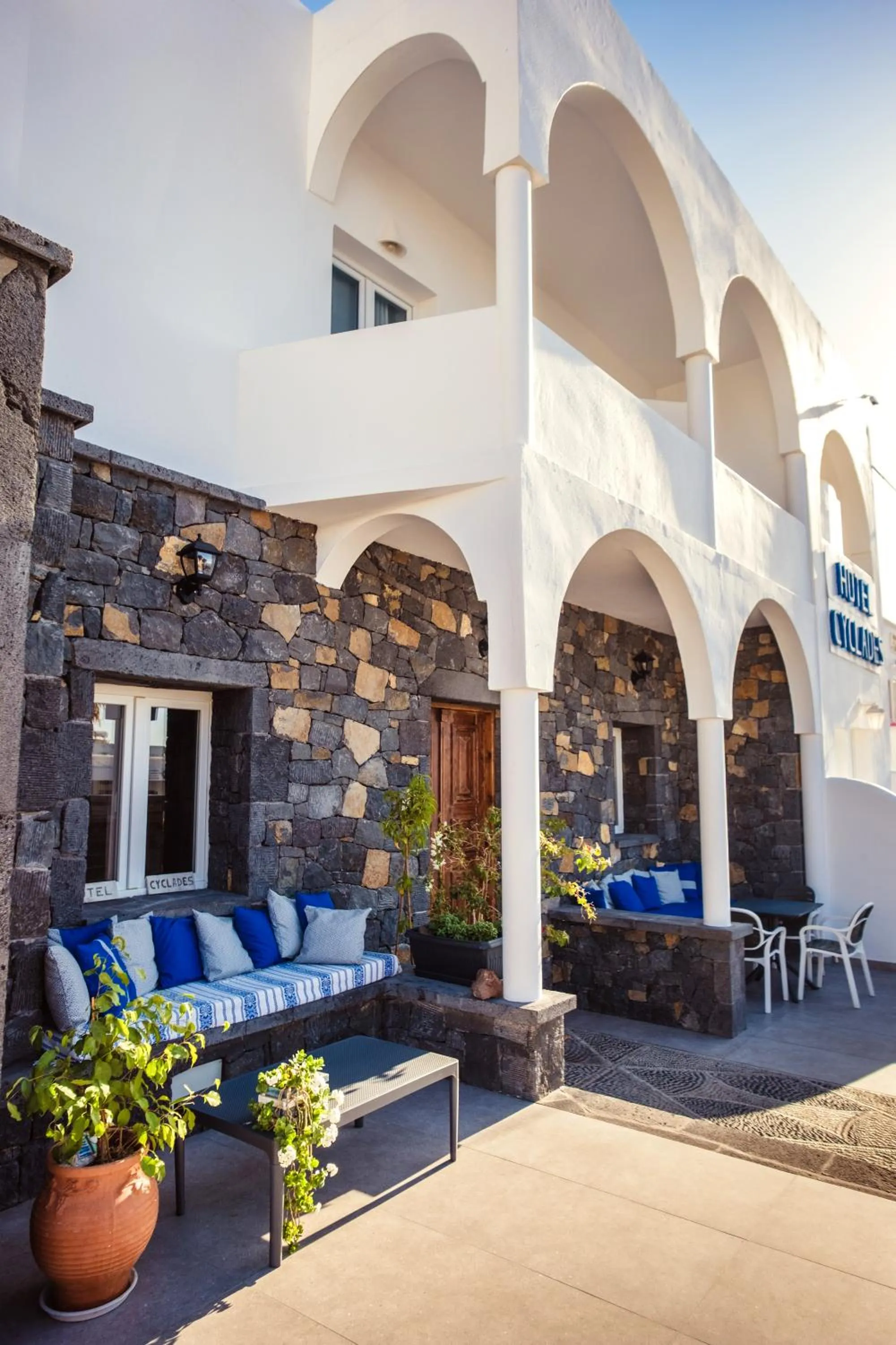 Property building in Cyclades Hotel