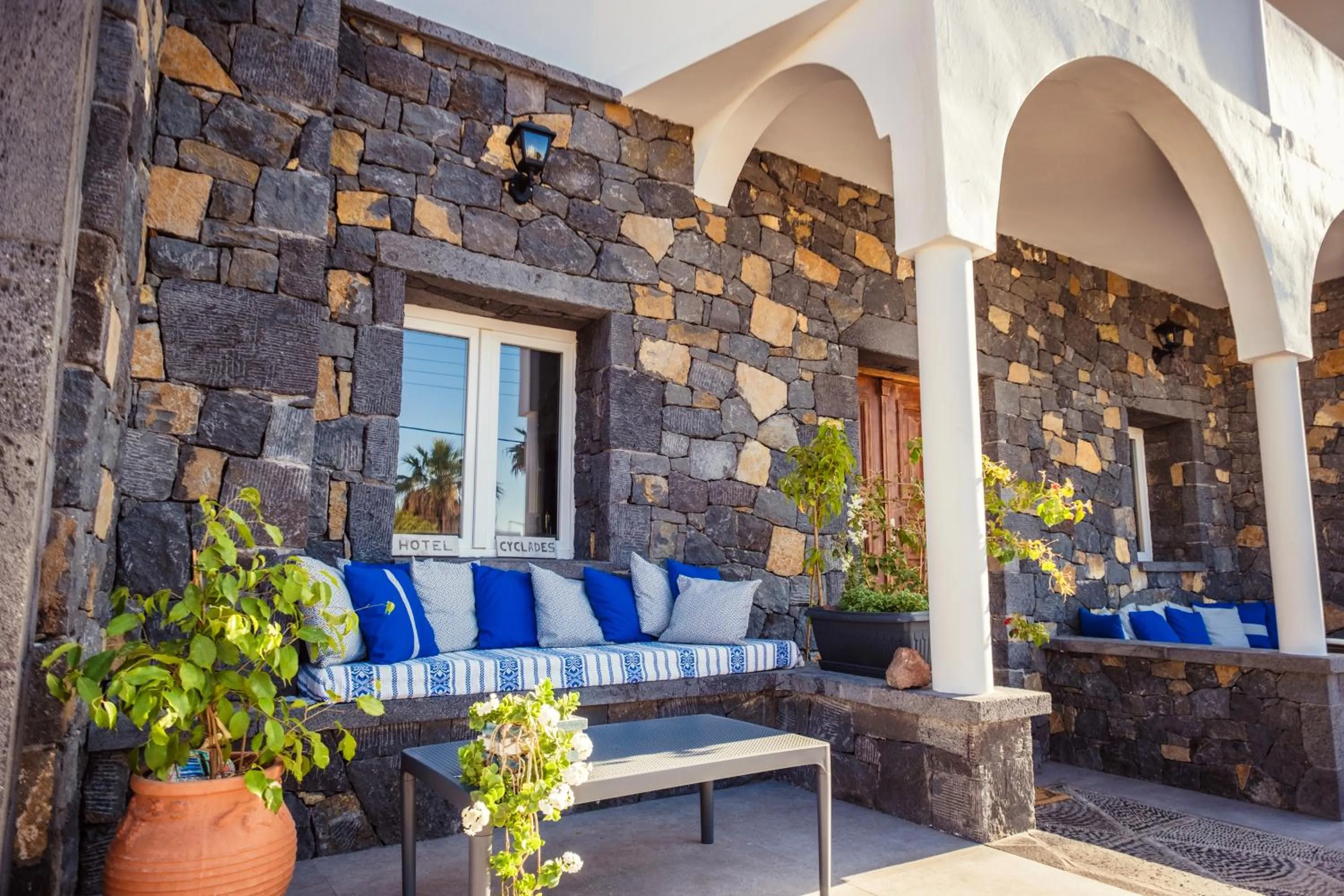 Property building in Cyclades Hotel