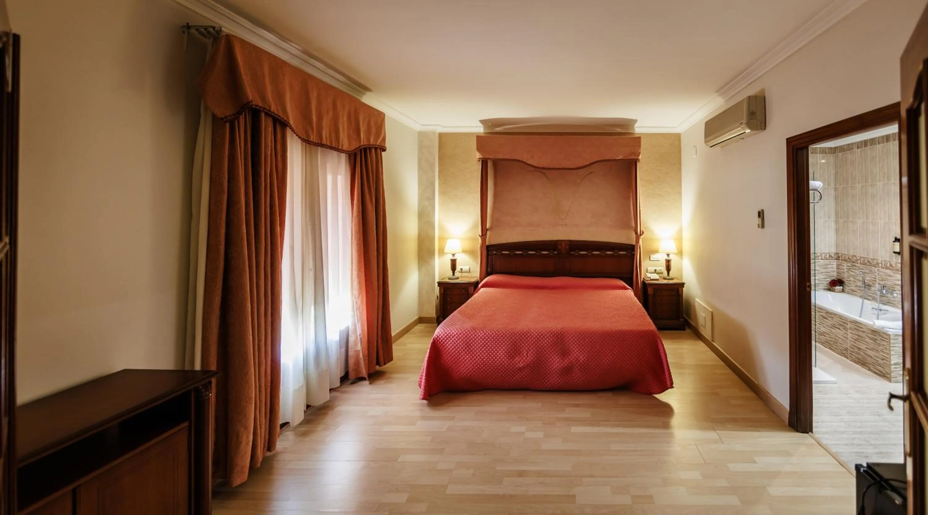 Bed in Hotel Acosta Vetonia