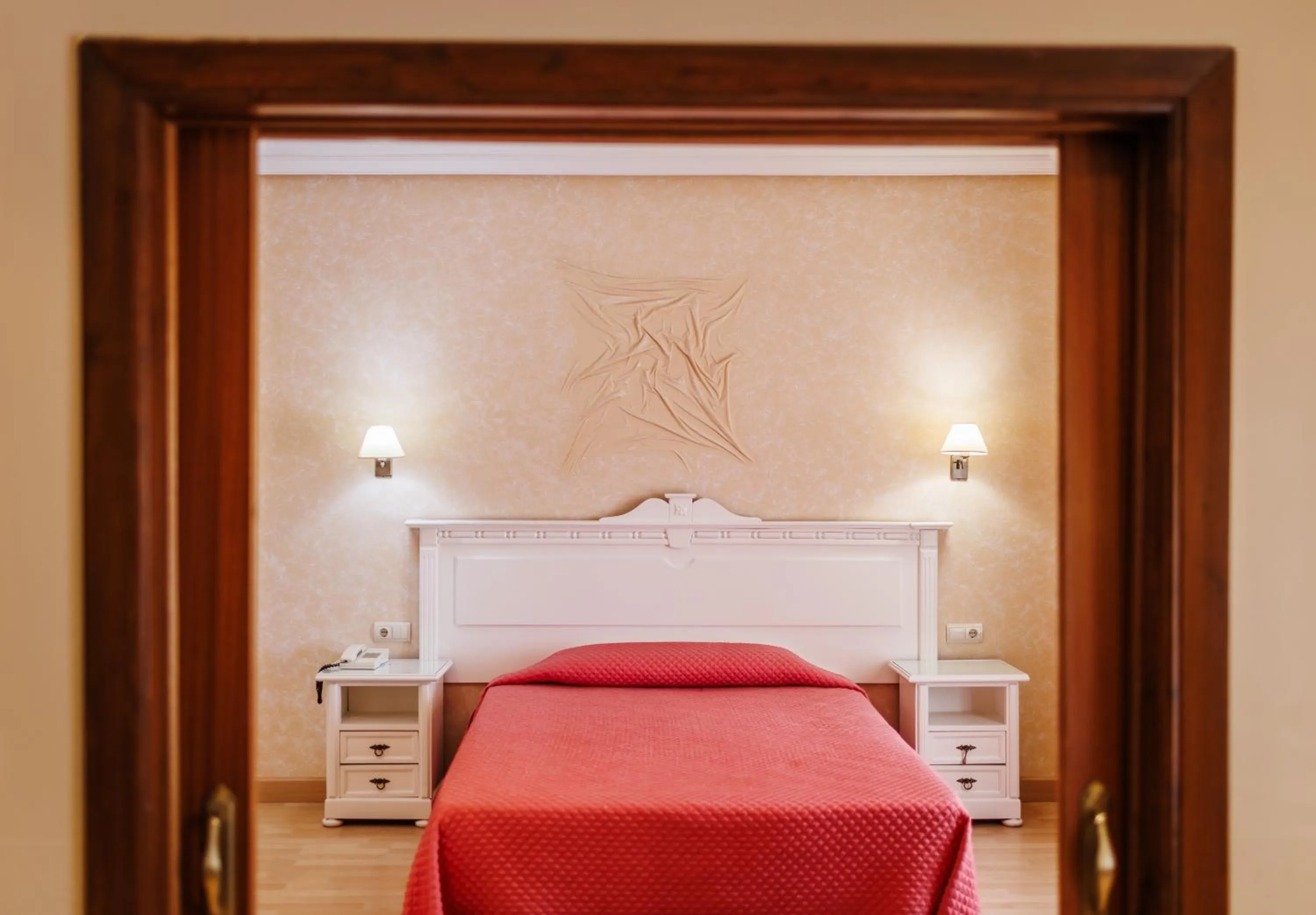 Bed in Hotel Acosta Vetonia