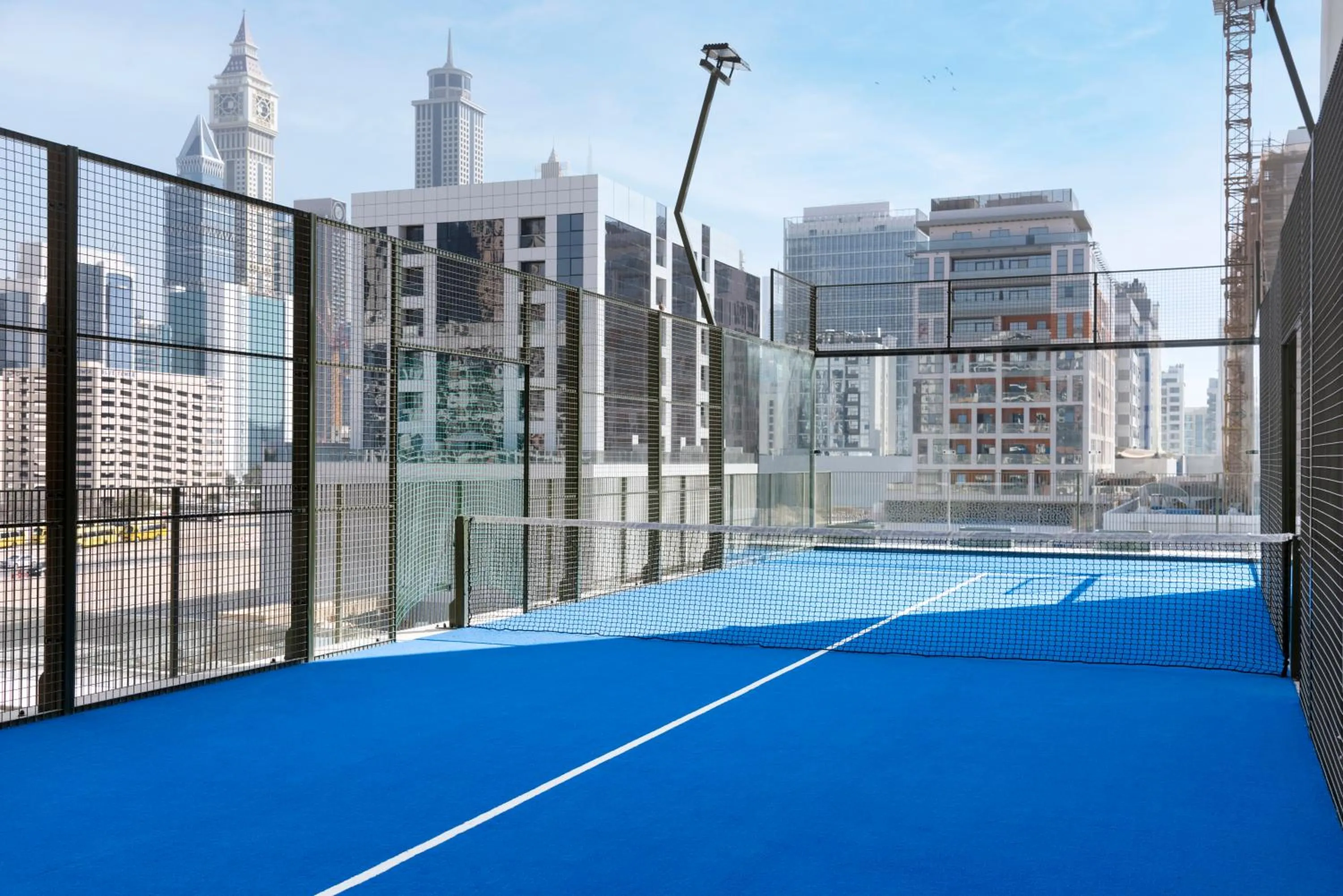 Tennis court in The Muse
