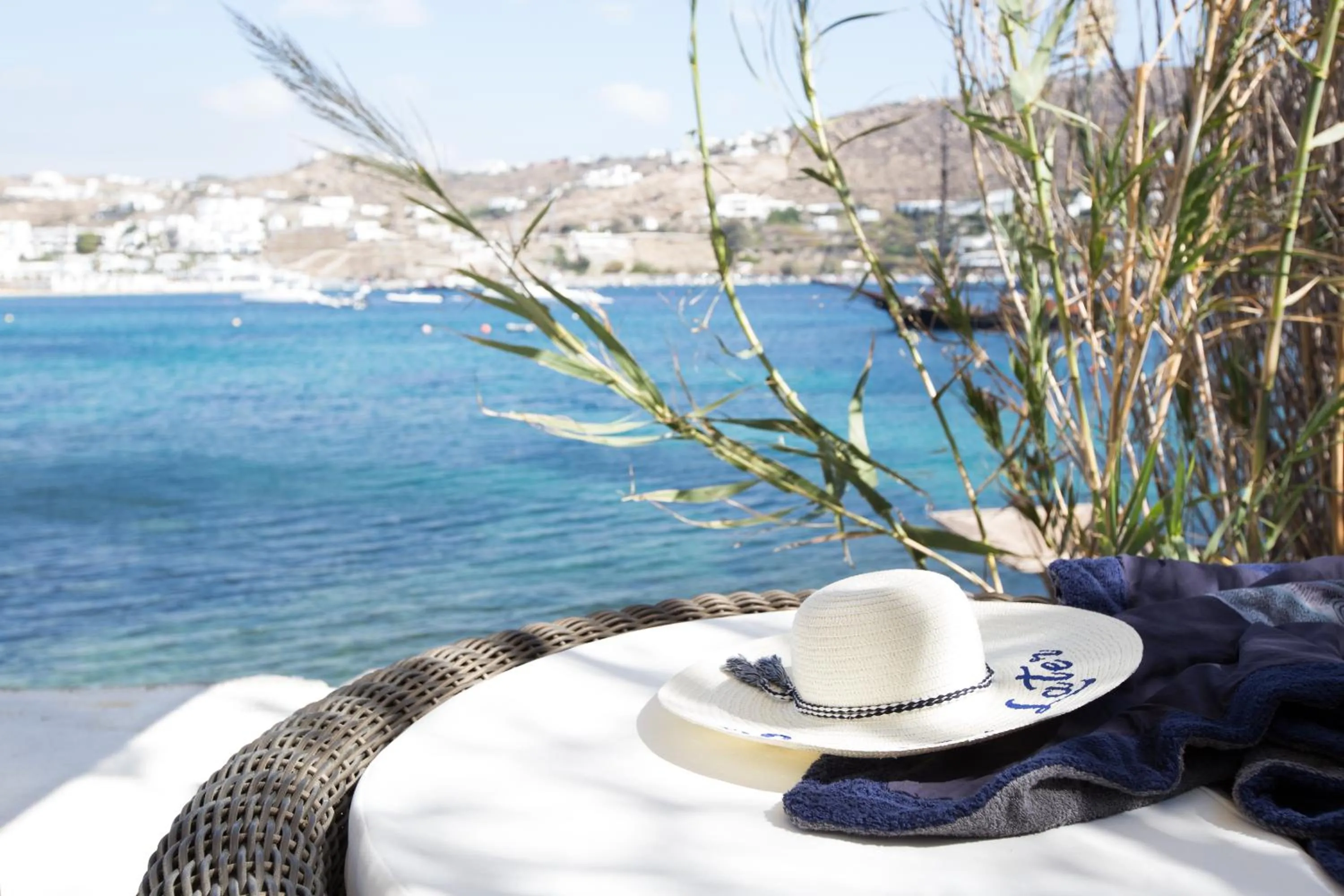 Balcony/Terrace in Kivotos Mykonos - Preferred Hotels & Resorts