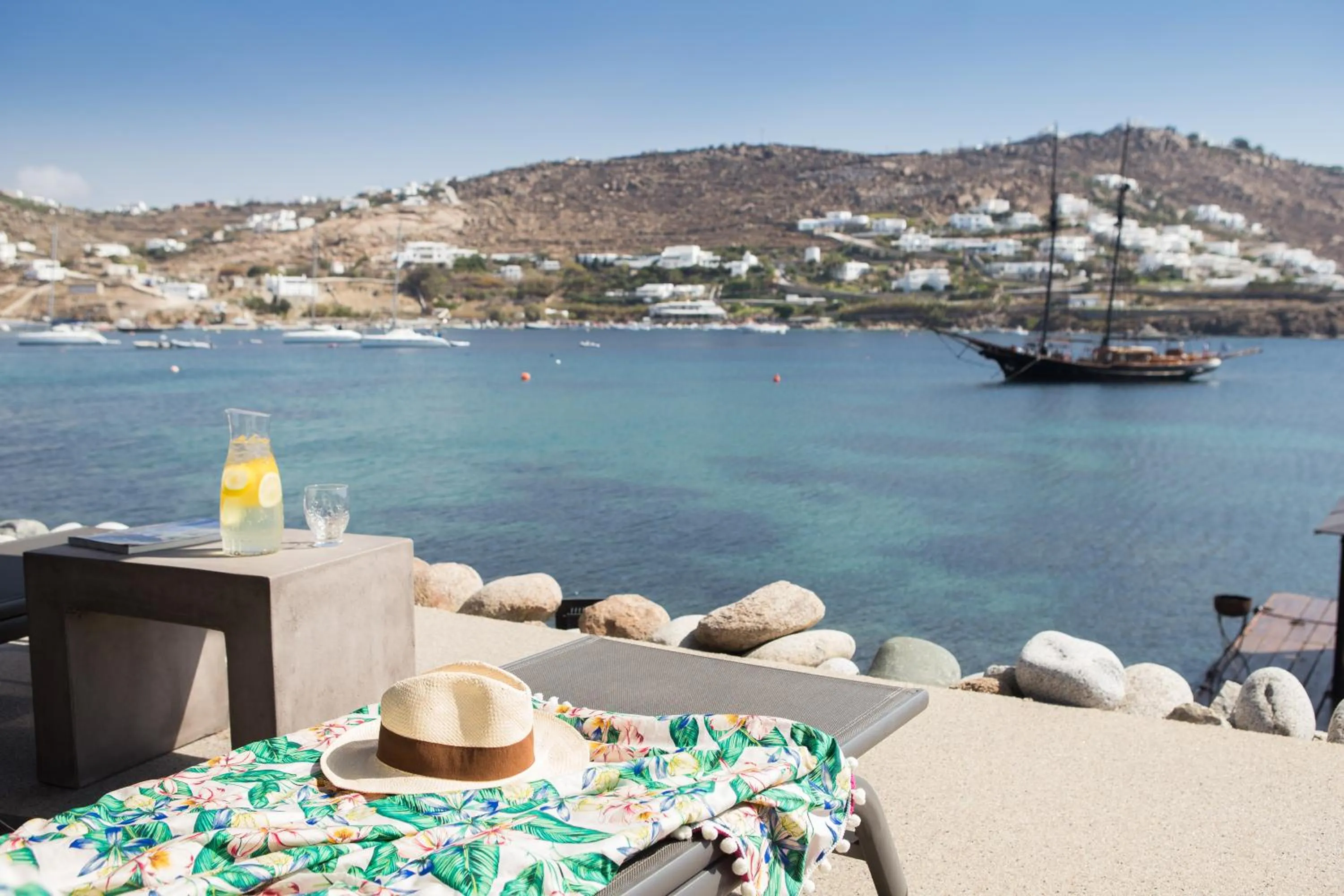 Balcony/Terrace in Kivotos Mykonos - Preferred Hotels & Resorts