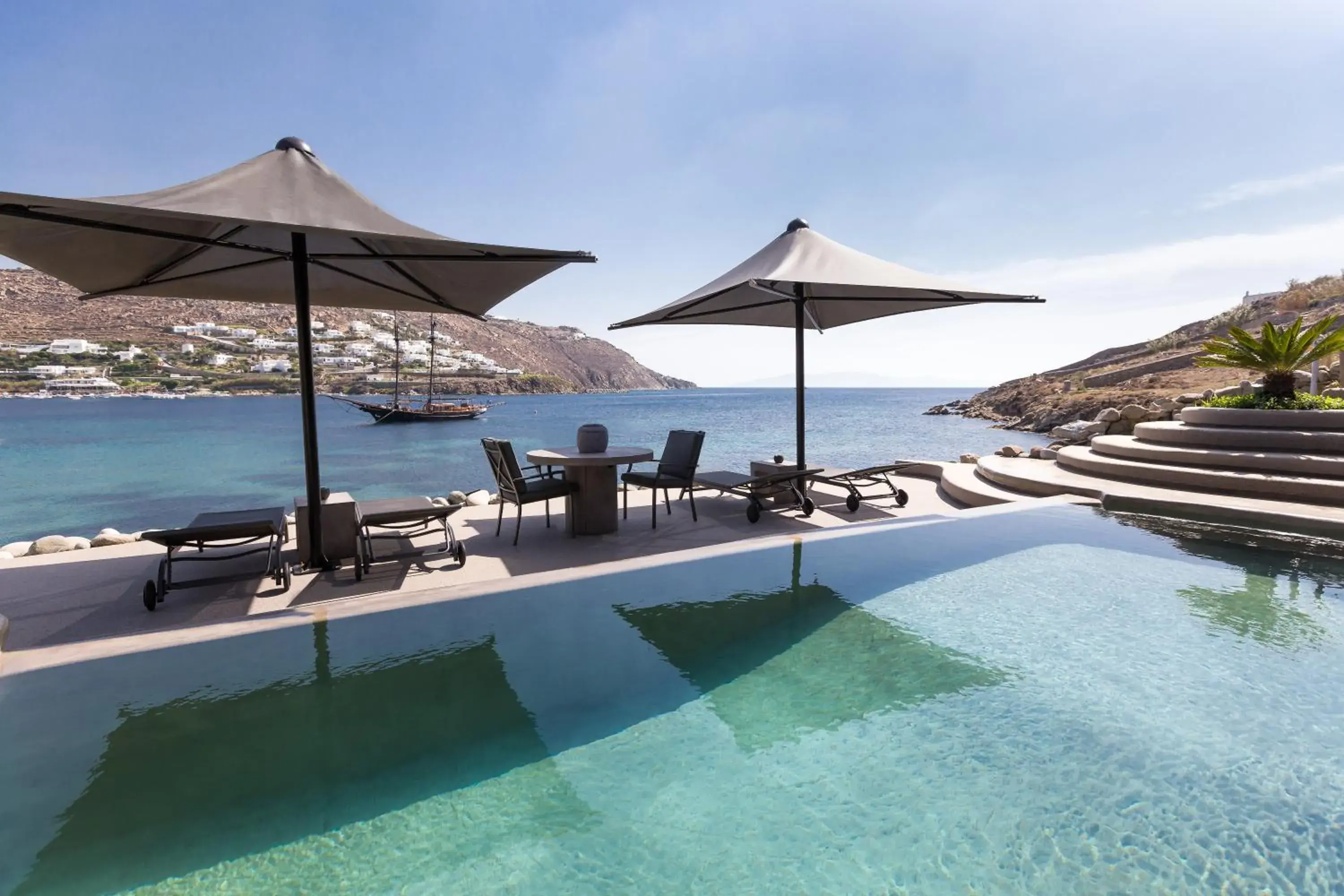 Hideaway Villa with Infinity Private Pool in Kivotos Mykonos - Preferred Hotels & Resorts Hideaway Villa with Infinity Private Pool in Kivotos Mykonos - Preferred Hotels & Resorts