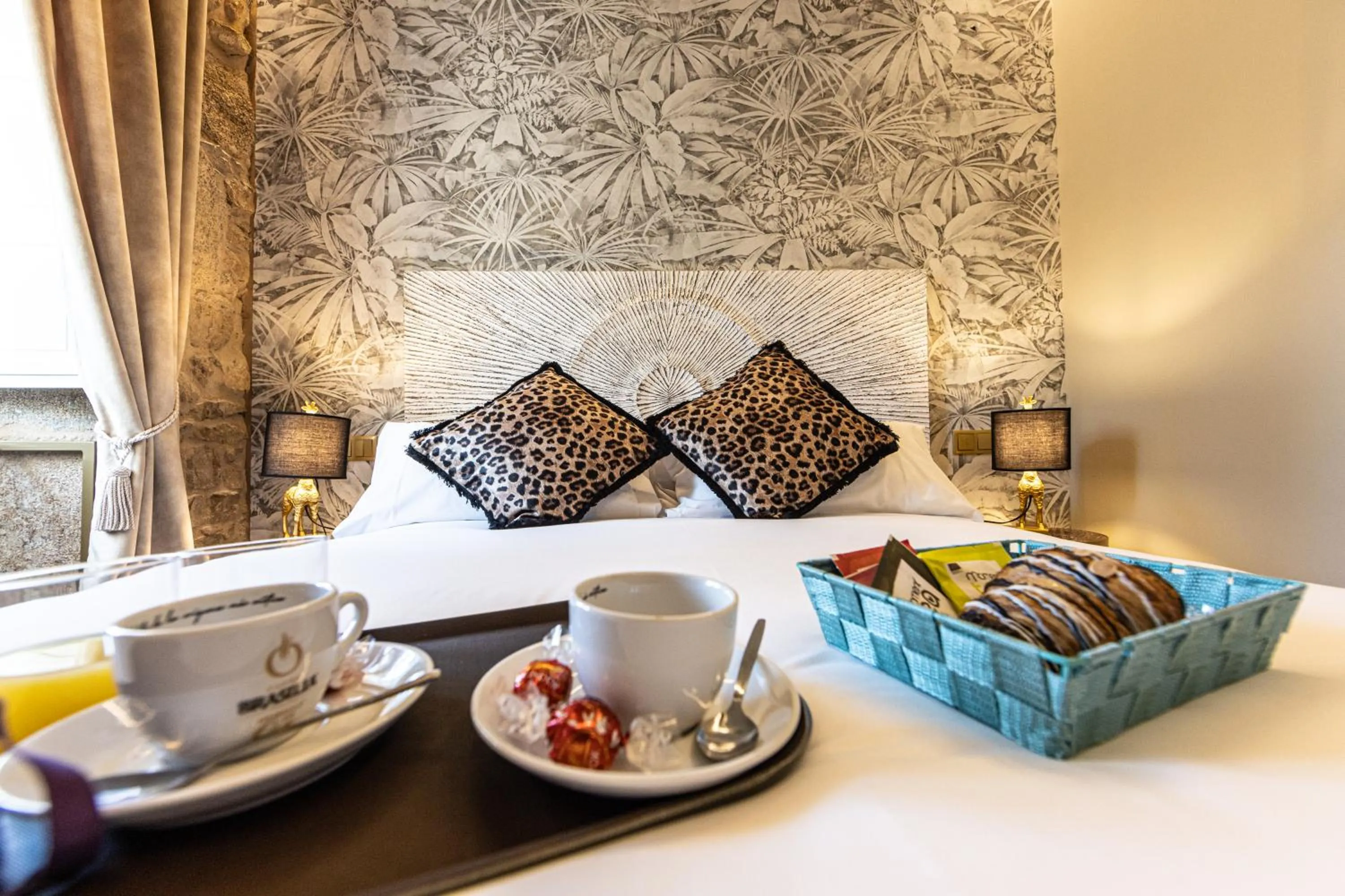 Bed in Hospedium Hotel Barómetro de Camariñas