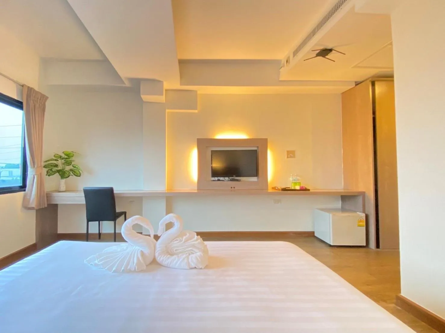 Bed in View Dee BKK Airport Residence