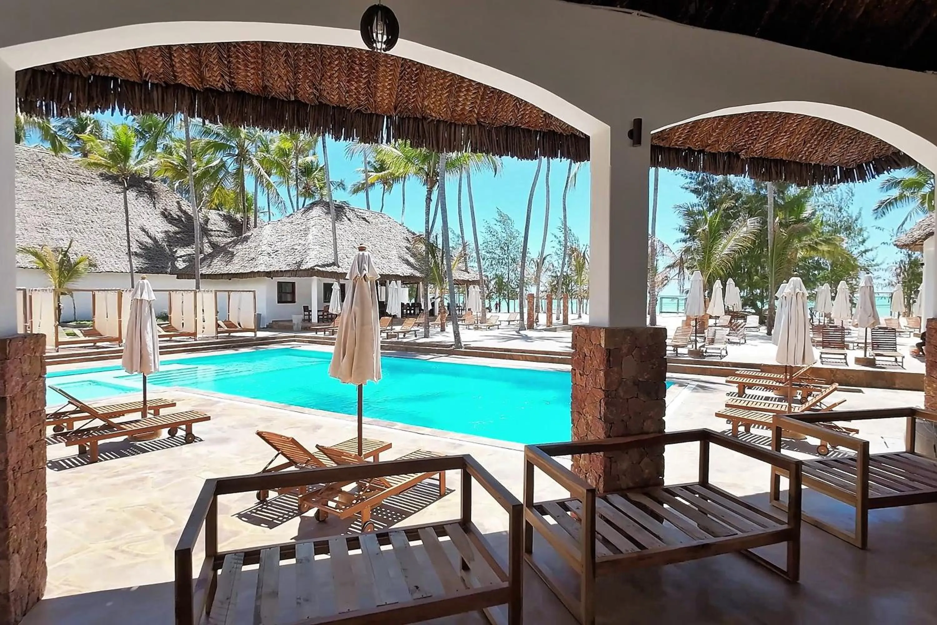 Swimming pool in SBH Monica Zanzibar