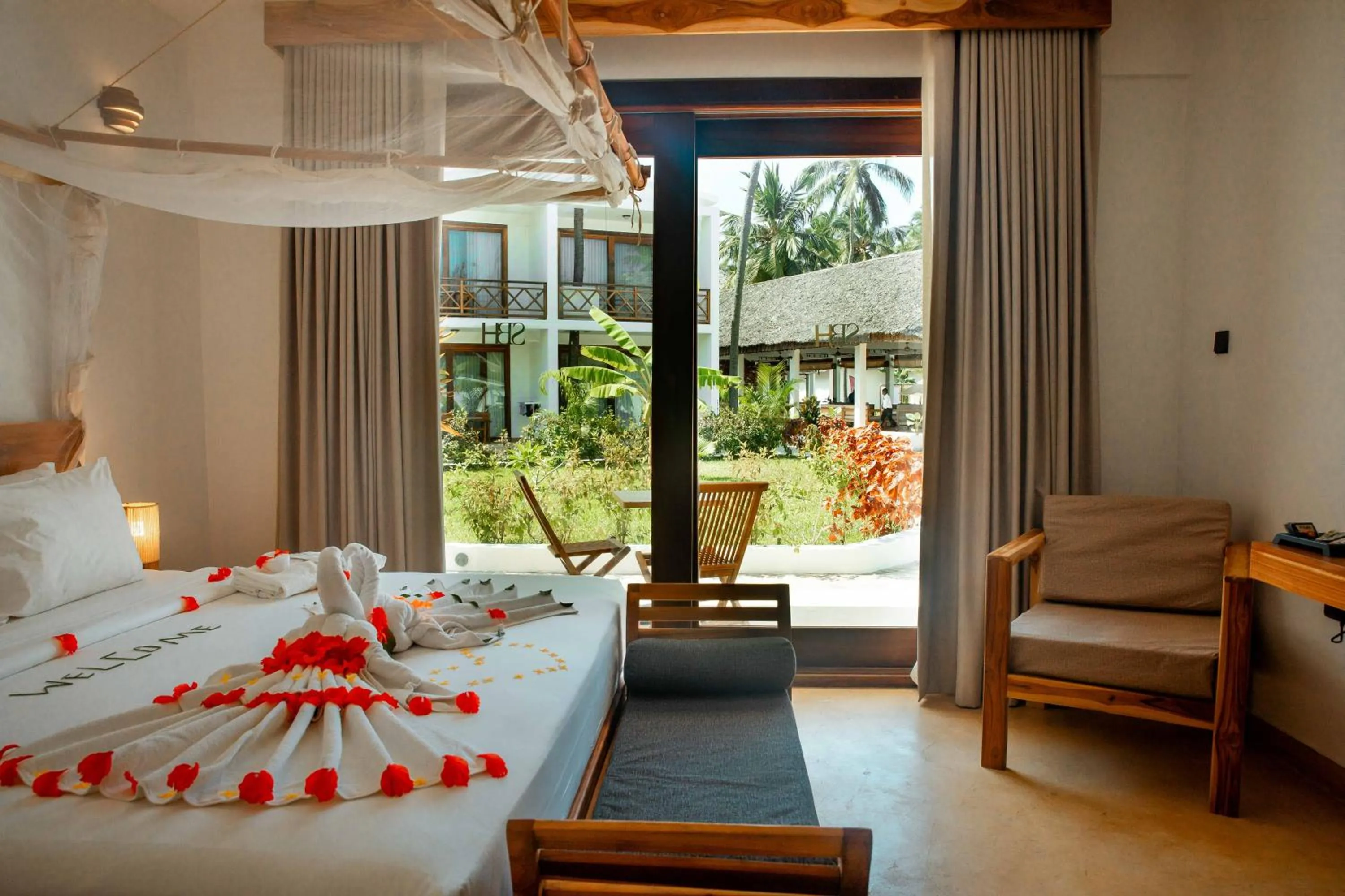 Bed in SBH Monica Zanzibar