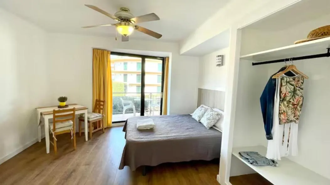 Bed in Apartamentos El Sol II