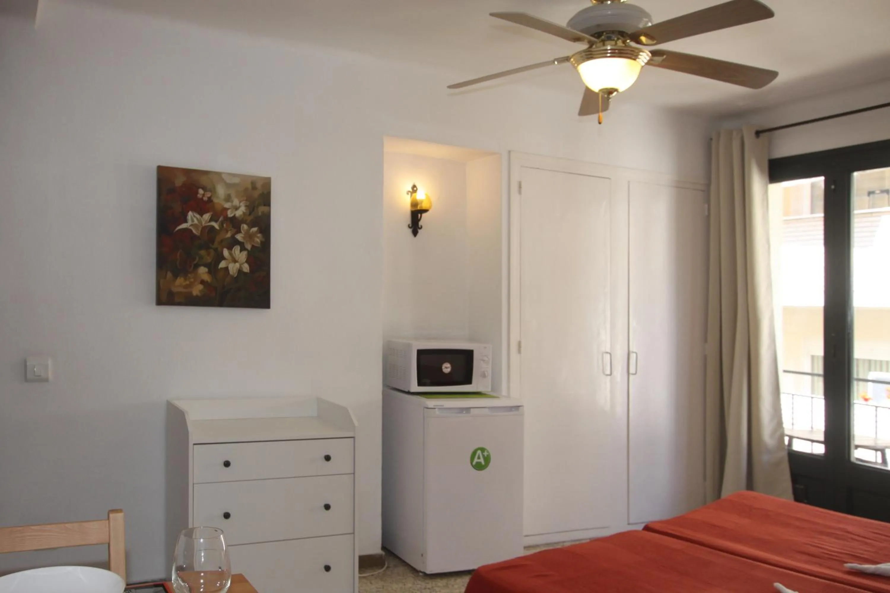 Bed in Apartamentos El Sol II