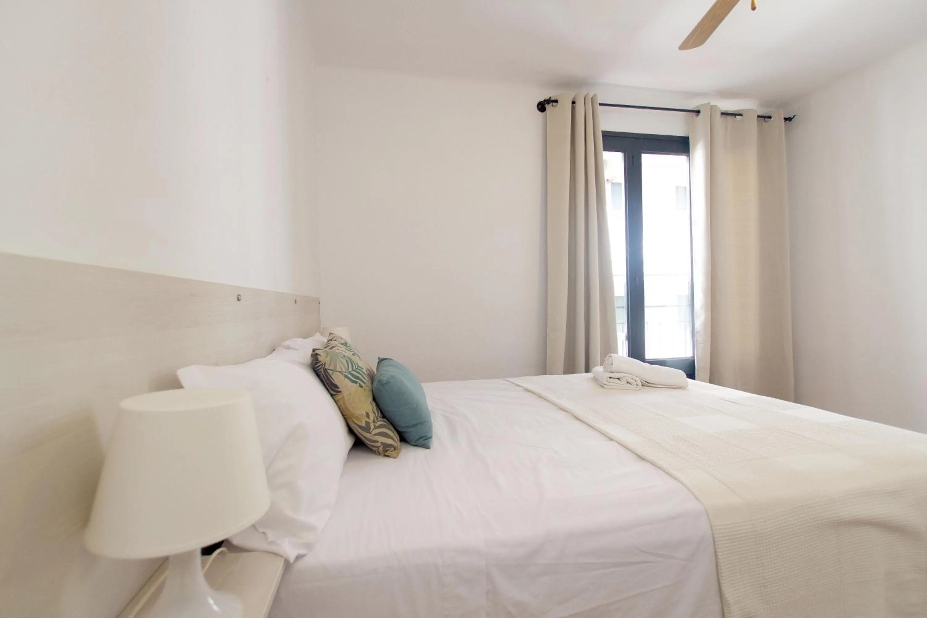 Bed in Apartamentos El Sol II