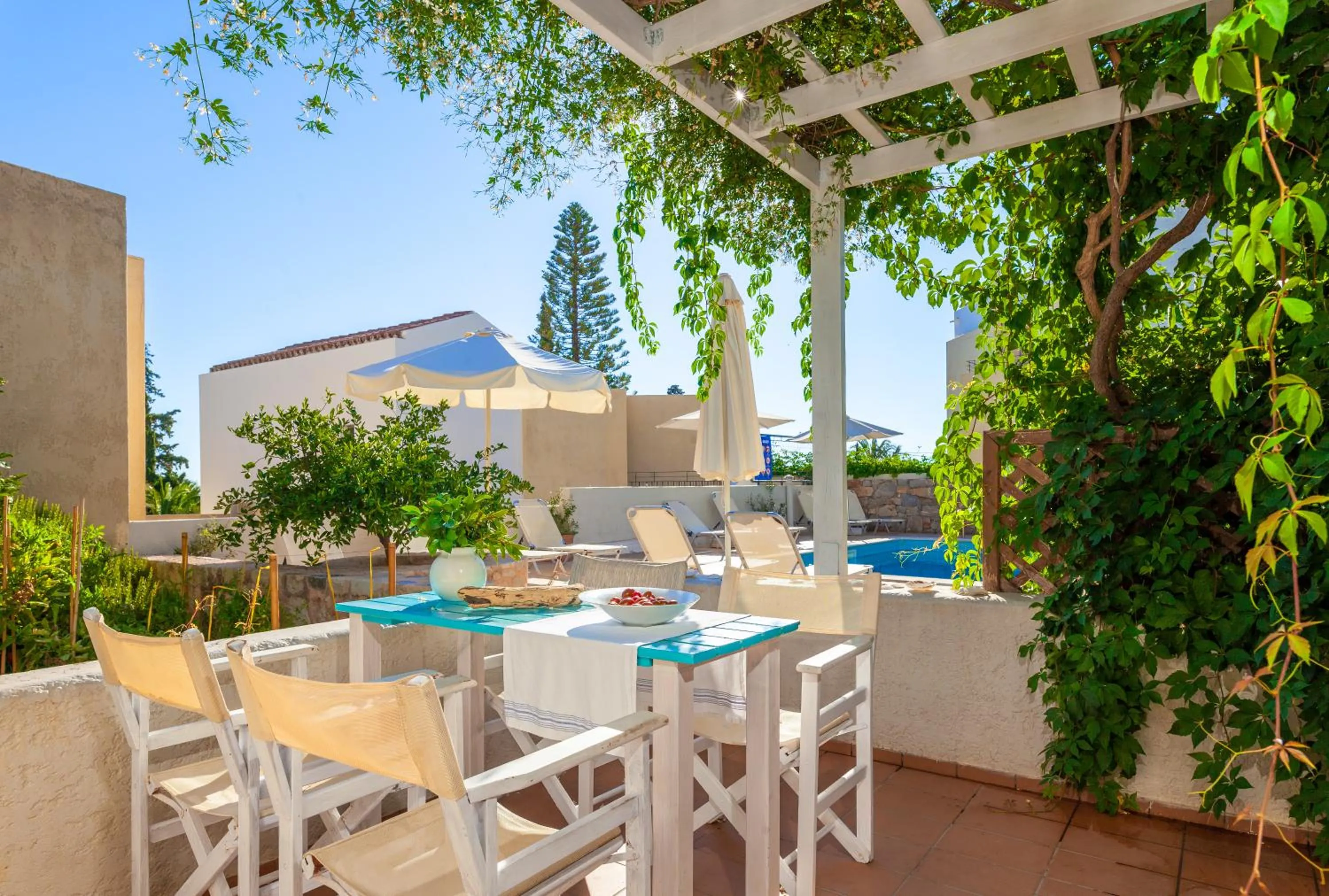 Patio in Villa Iokasti