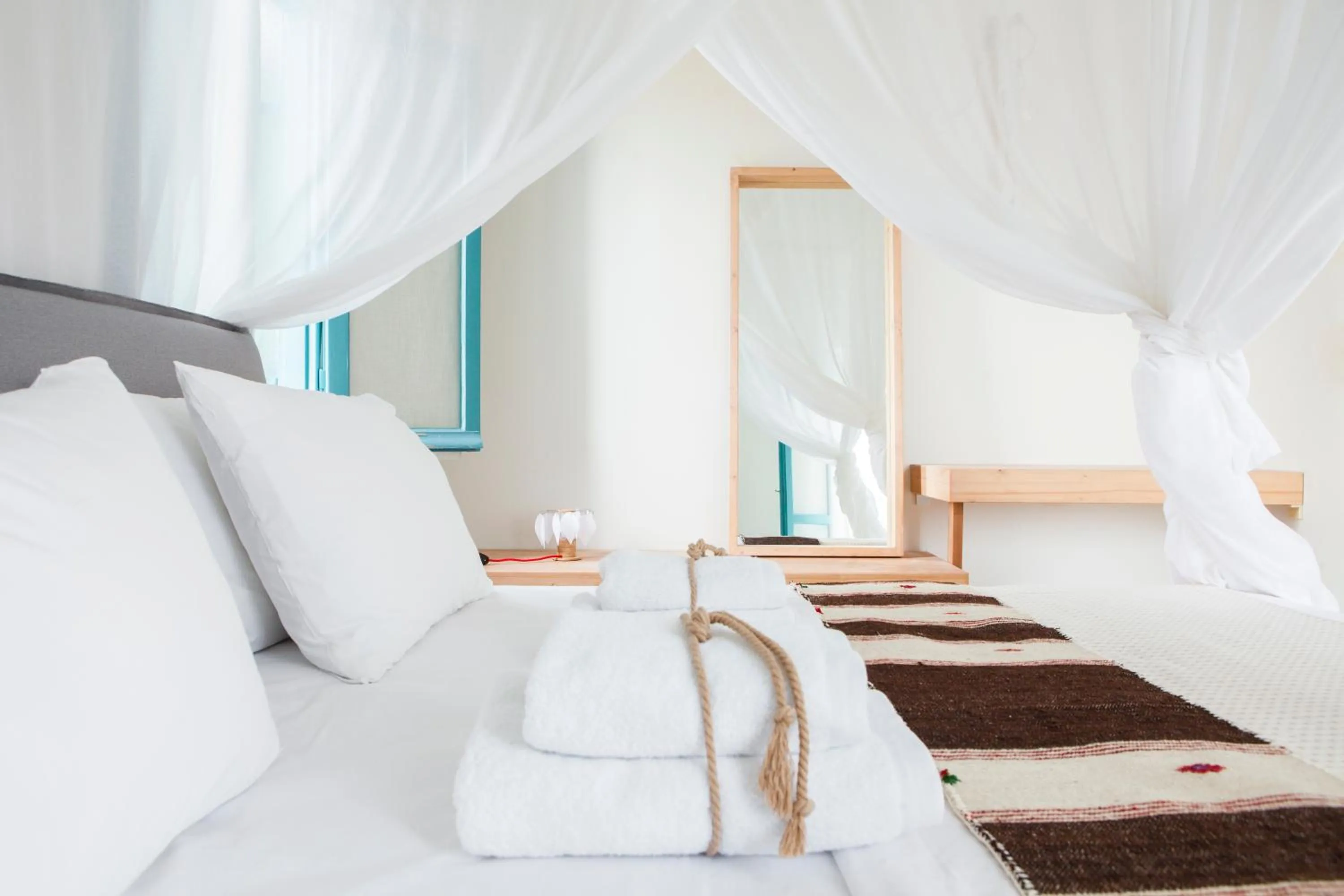 Bed in Villa Iokasti