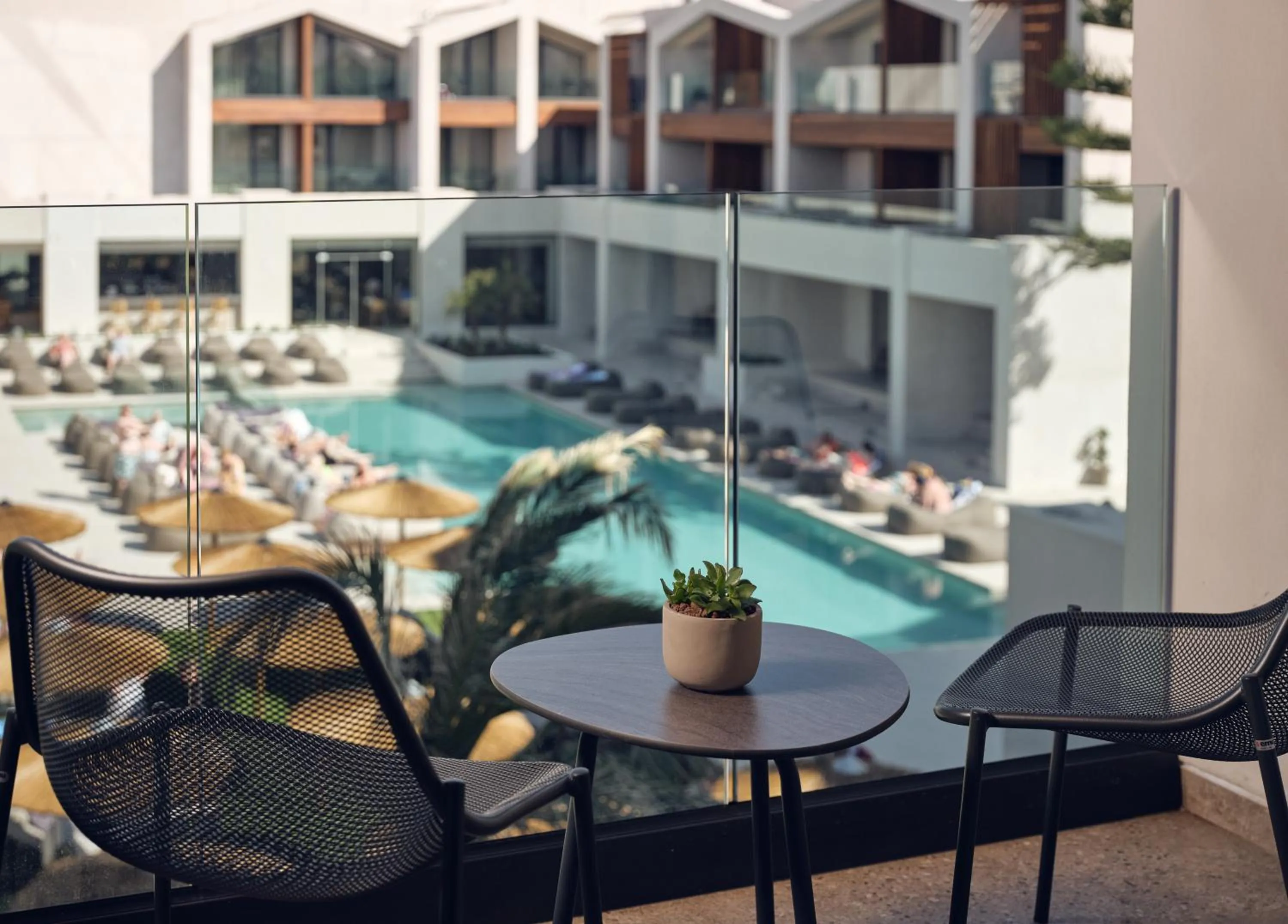 Pool view in Contessina Hotel