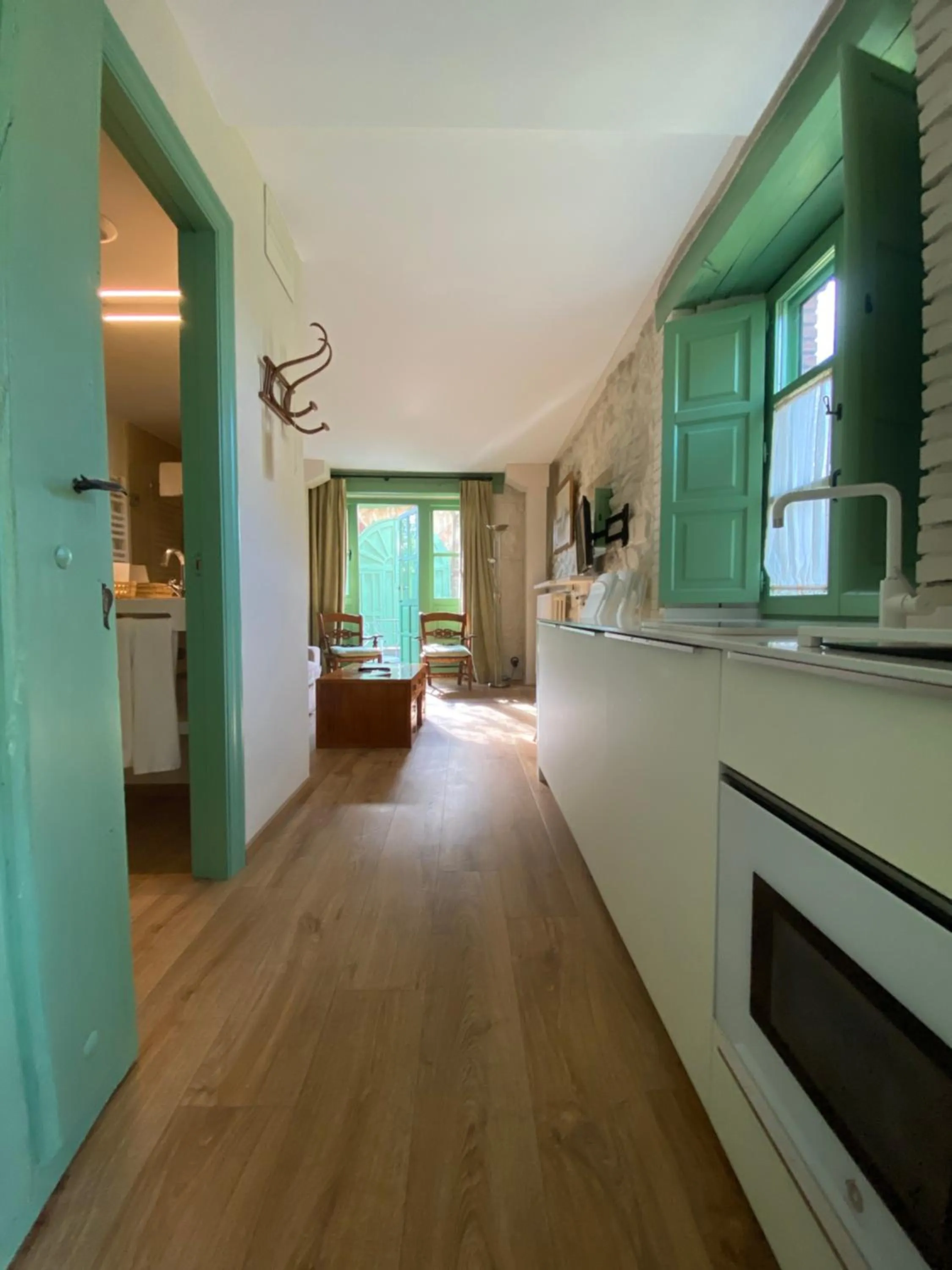 Kitchen or kitchenette in Posada La Torre de La Quintana