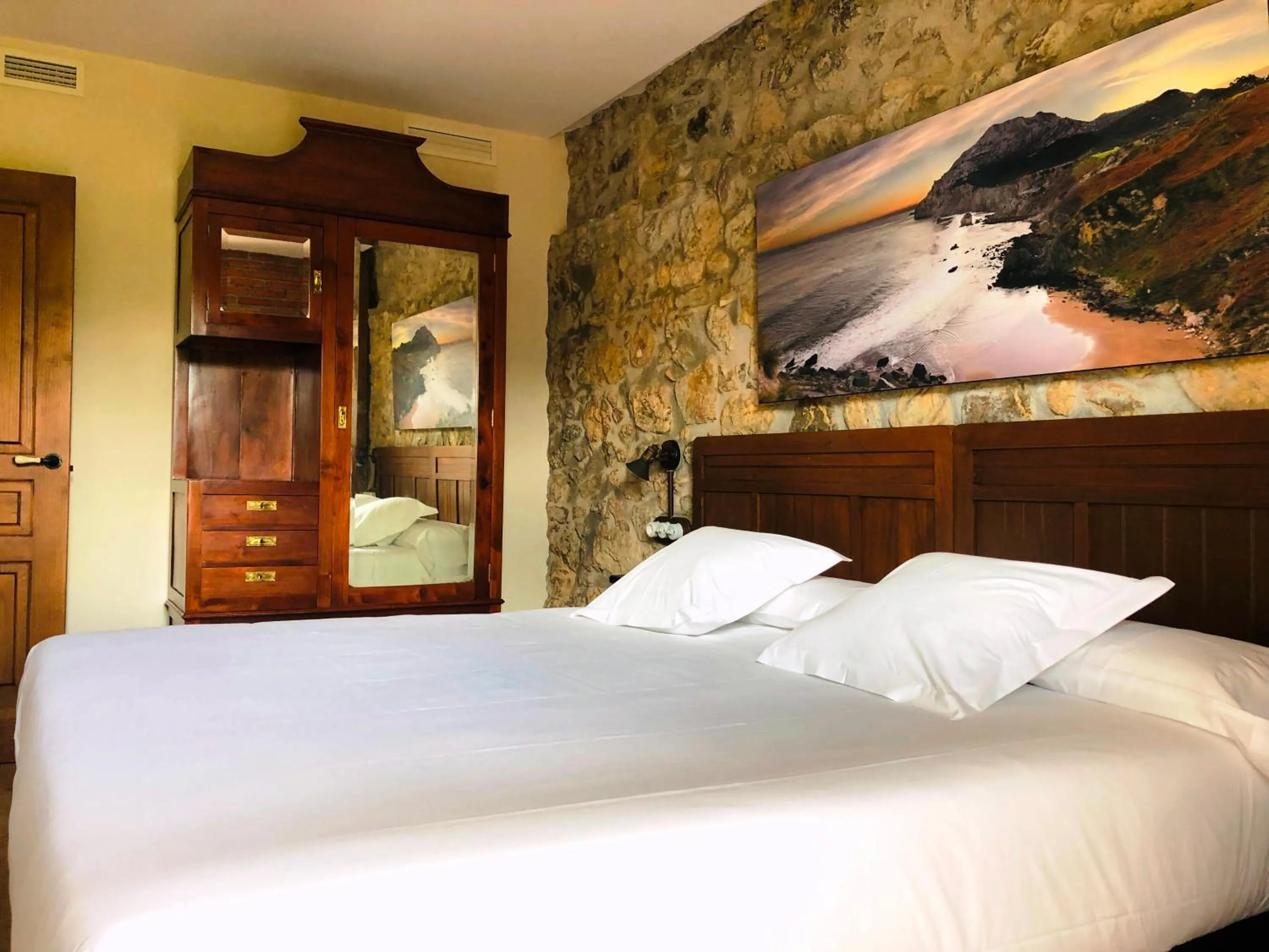 Bed in Posada La Torre de La Quintana